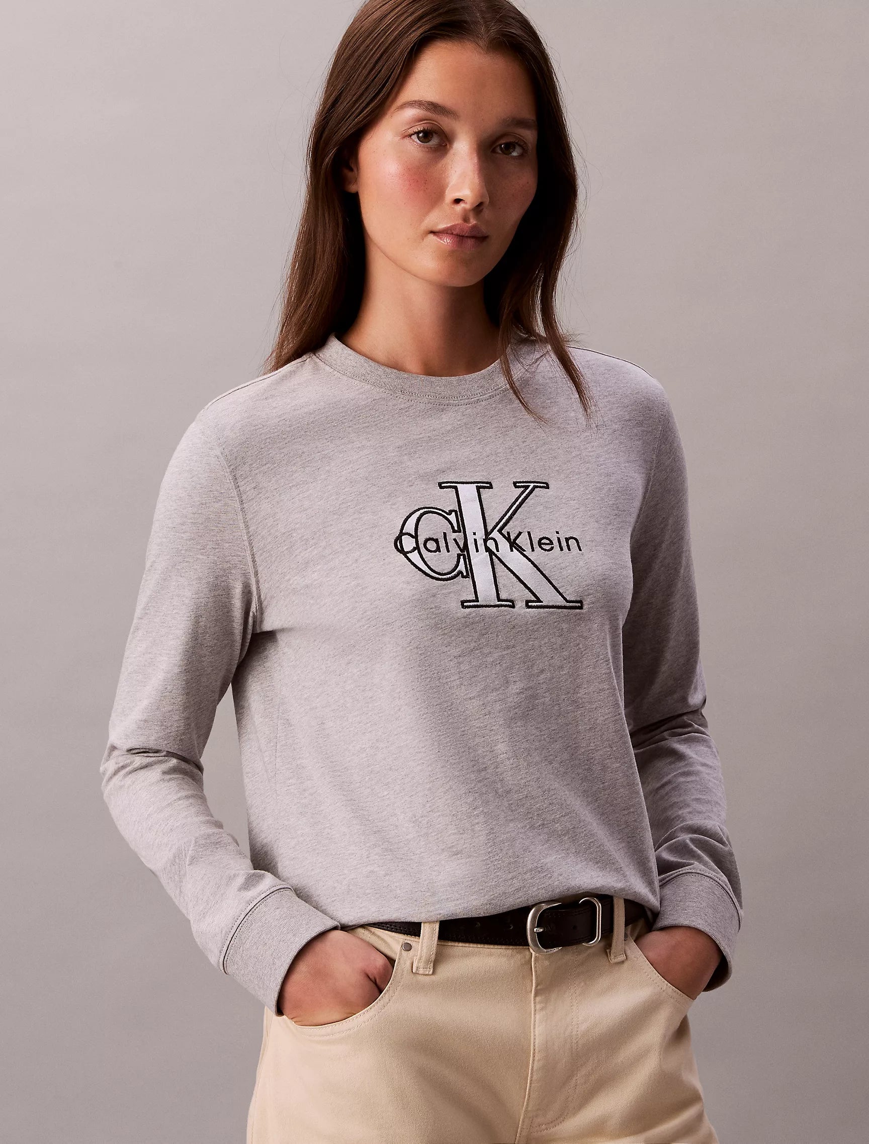 Calvin Klein - Monologo Long Sleeve Tee