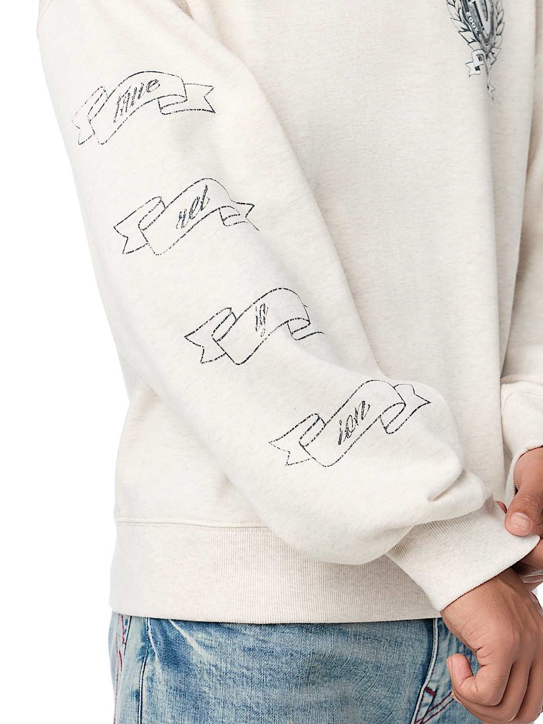 True Religion - Horseshoe Crest Relaxed Crewneck