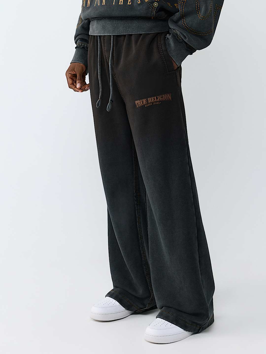 True Religion - Big T Washed Baggy Sweatpant