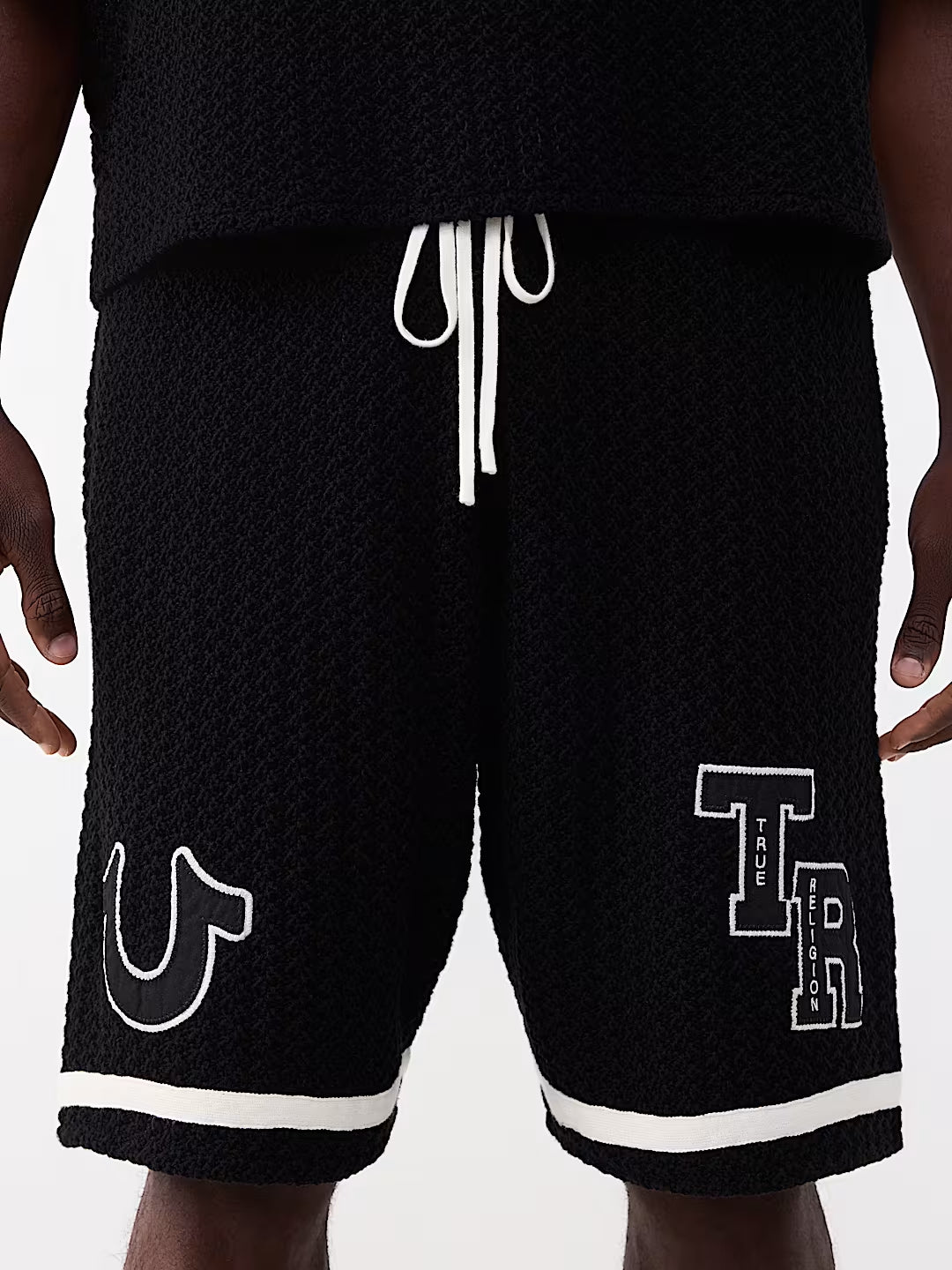 True Religion - Open Knit Crochet Short