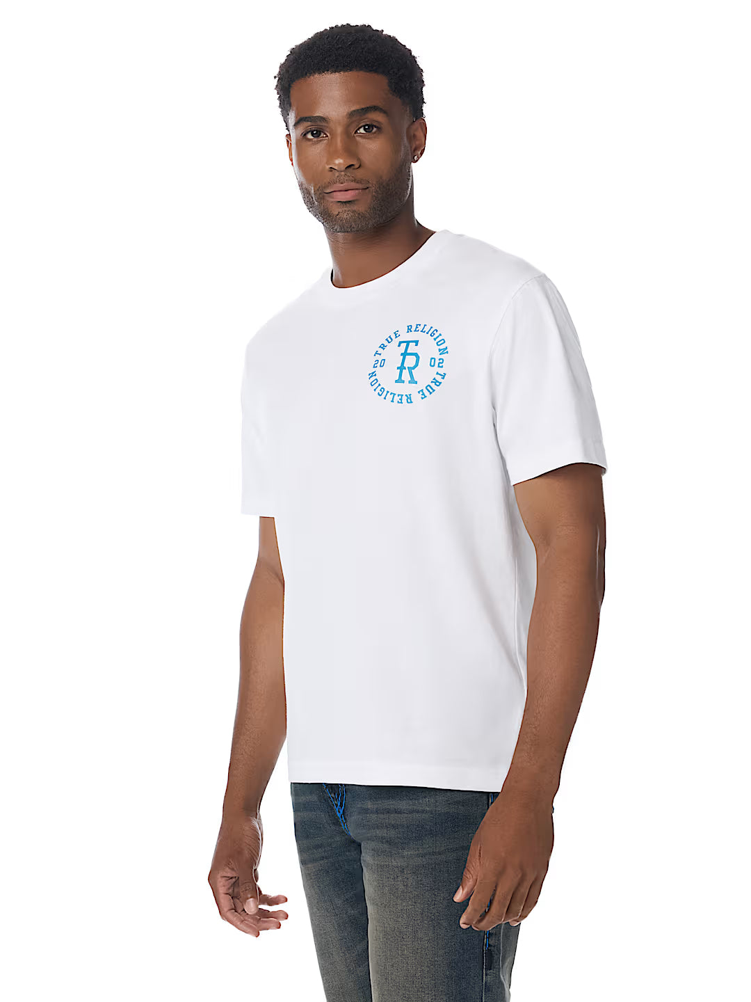 True Religion - Stacked Logo Tee