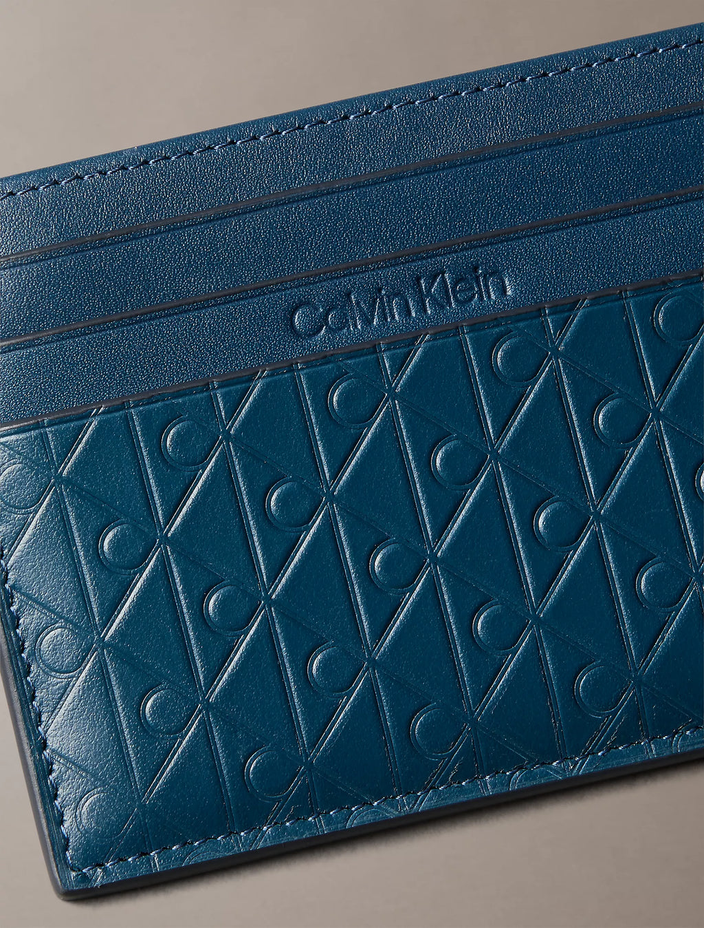 Calvin Klein - Embossed Allover Monogram Card Case - Brandatak Store