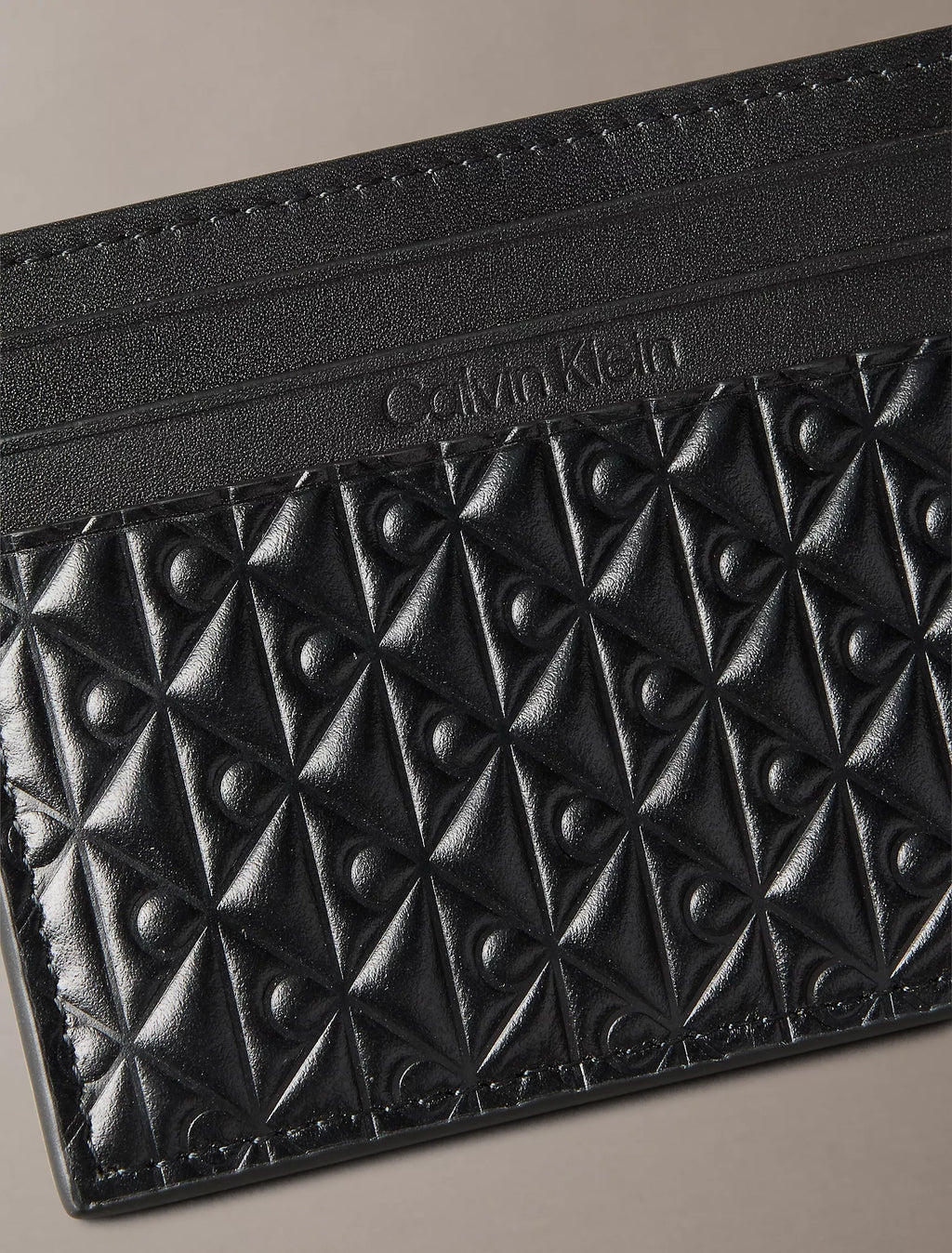 Calvin Klein - Embossed Allover Monogram Card Case - Brandatak Store