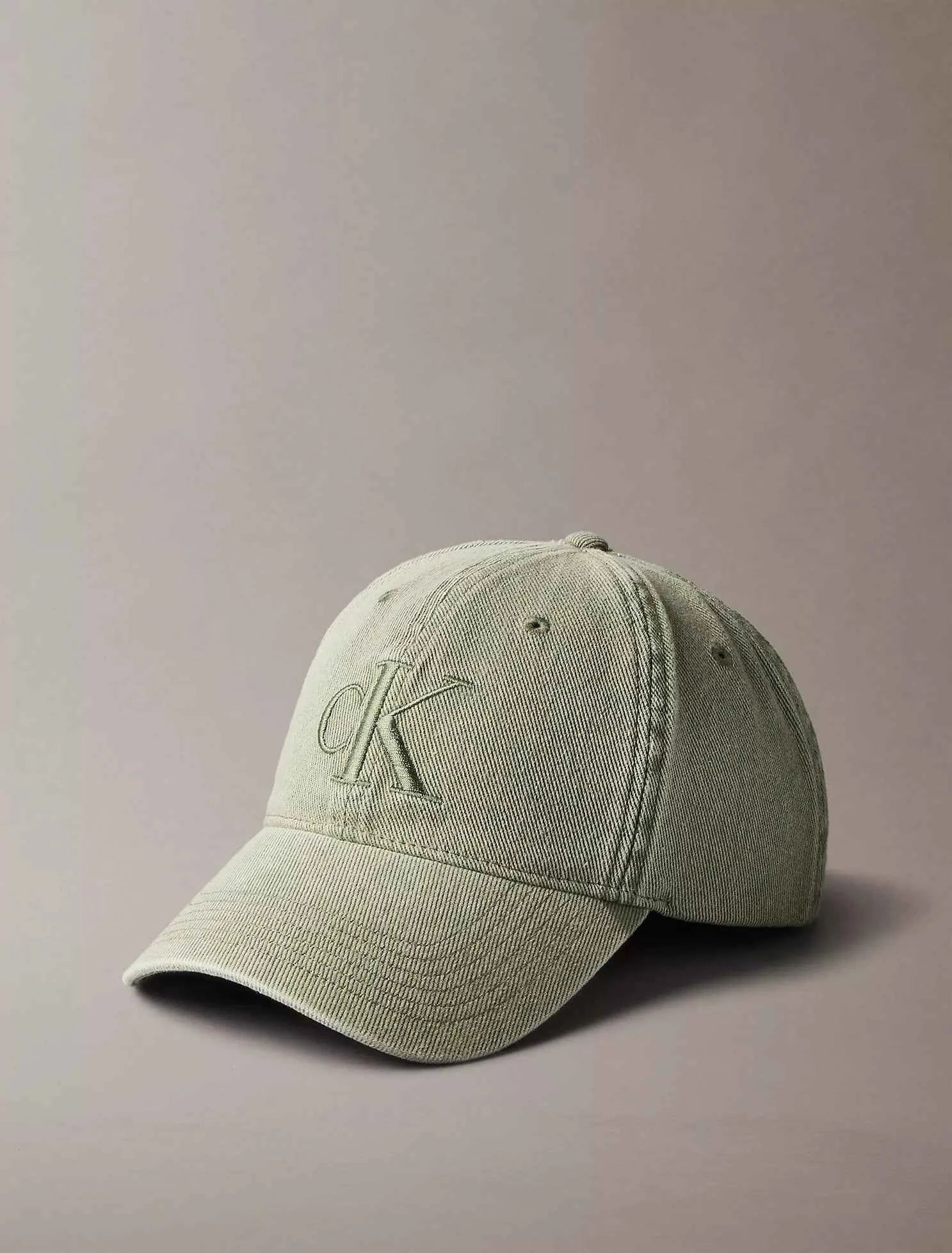 Calvin Klein - Embroidered Monogram Garment-Dyed Cap