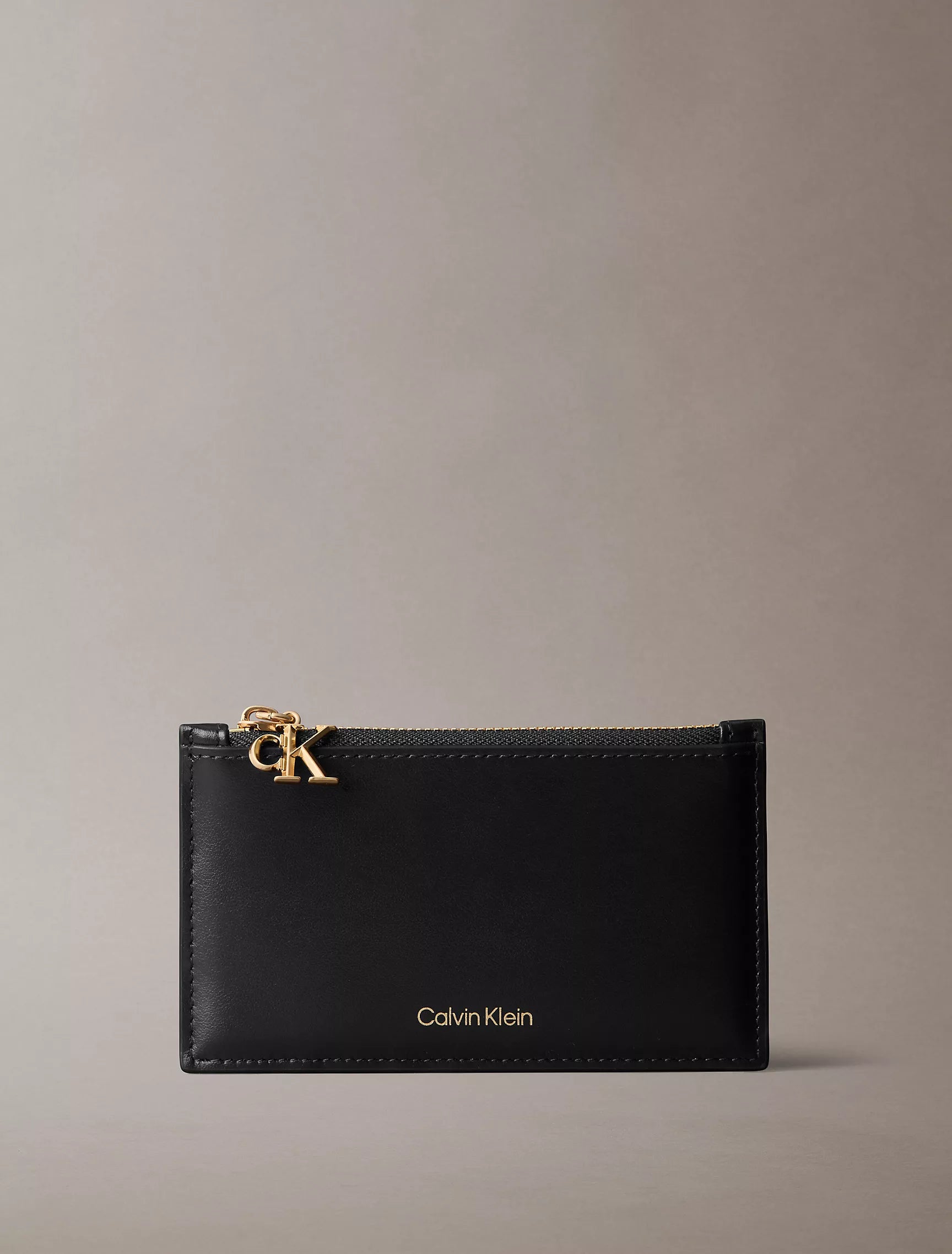 Calvin Klein - Leather Zip Card Case