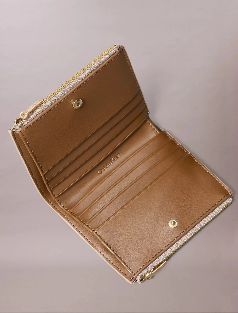 Calvin Klein - Foil Logo Square Zip Wallet - Brandatak Store