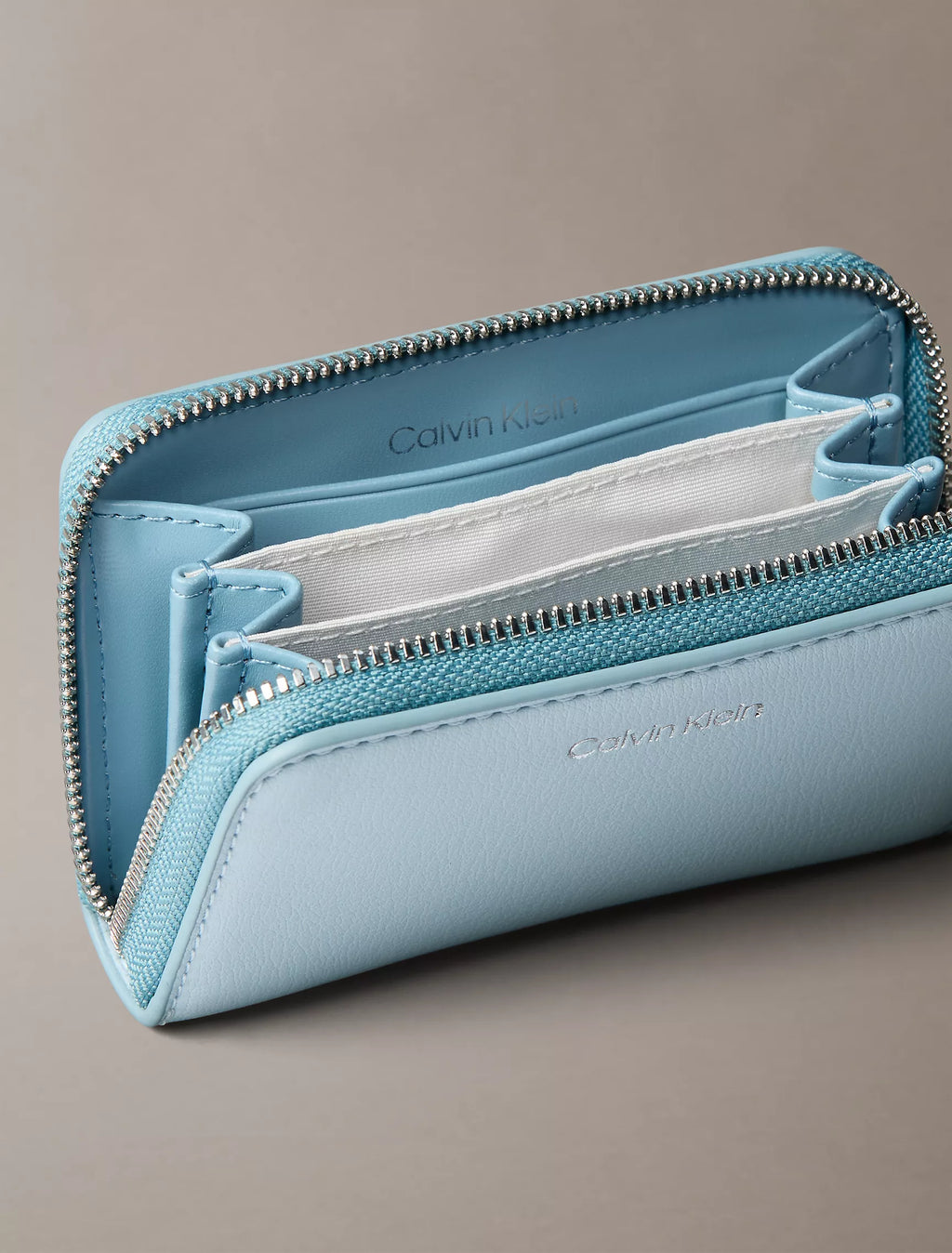 Calvin Klein - Foil Logo Square Zip Wallet