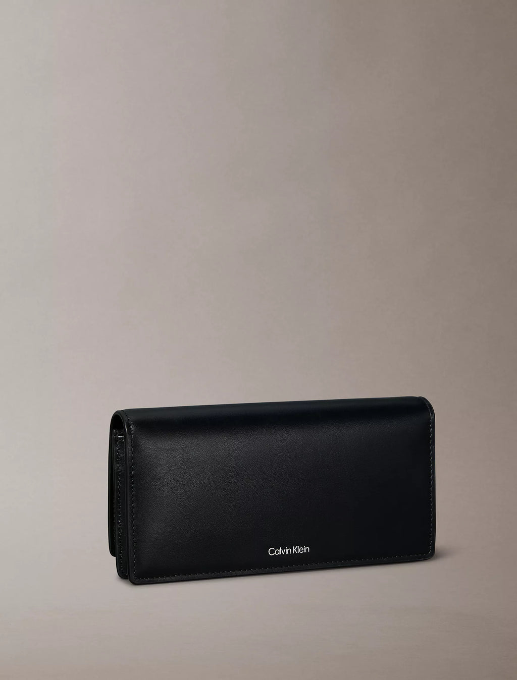 Calvin Klein - Monogram Logo Emblem Leather Bifold Wallet