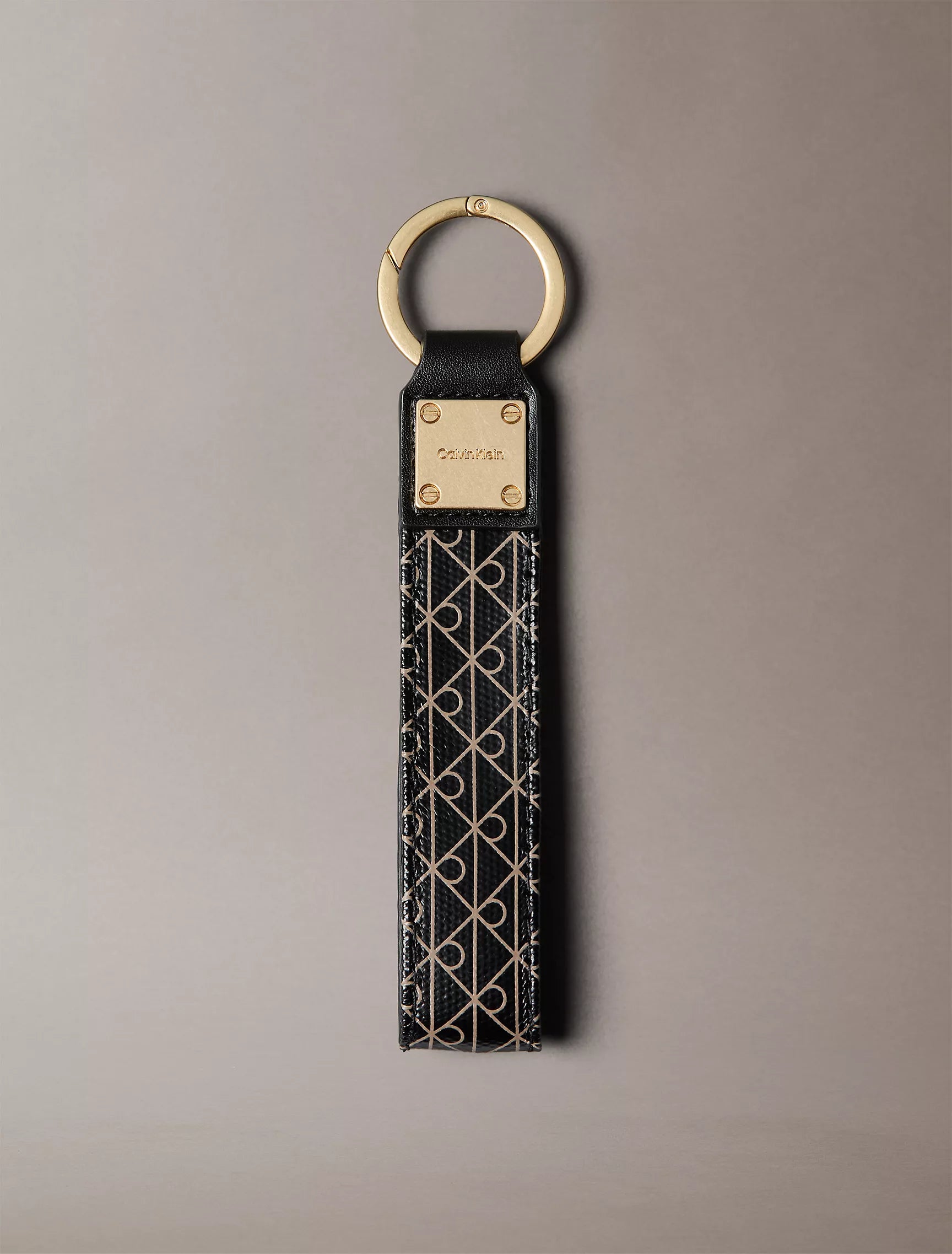 Calvin Klein - Allover Emblem Logo Key Fob