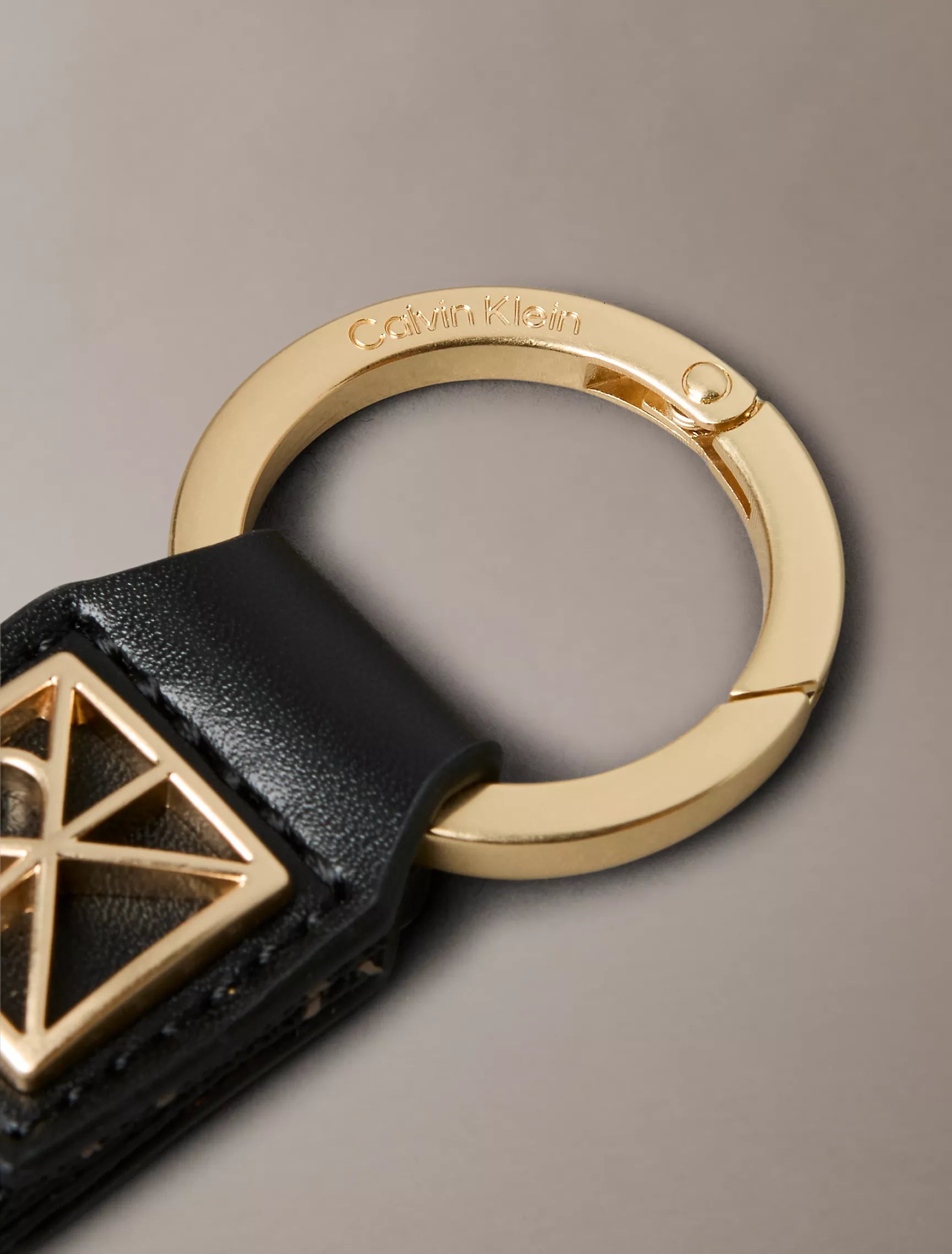 Calvin Klein - Allover Emblem Logo Key Fob