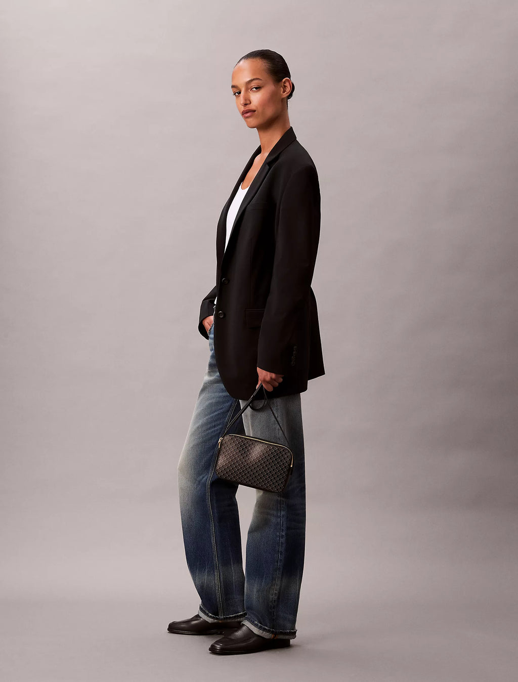 Calvin Klein - Allover Emblem Logo Camera Bag