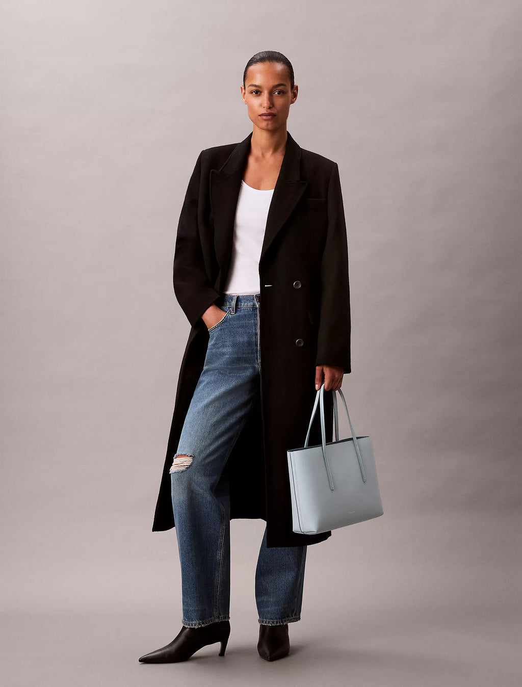 Calvin Klein - Foil Logo Small Tote Bag