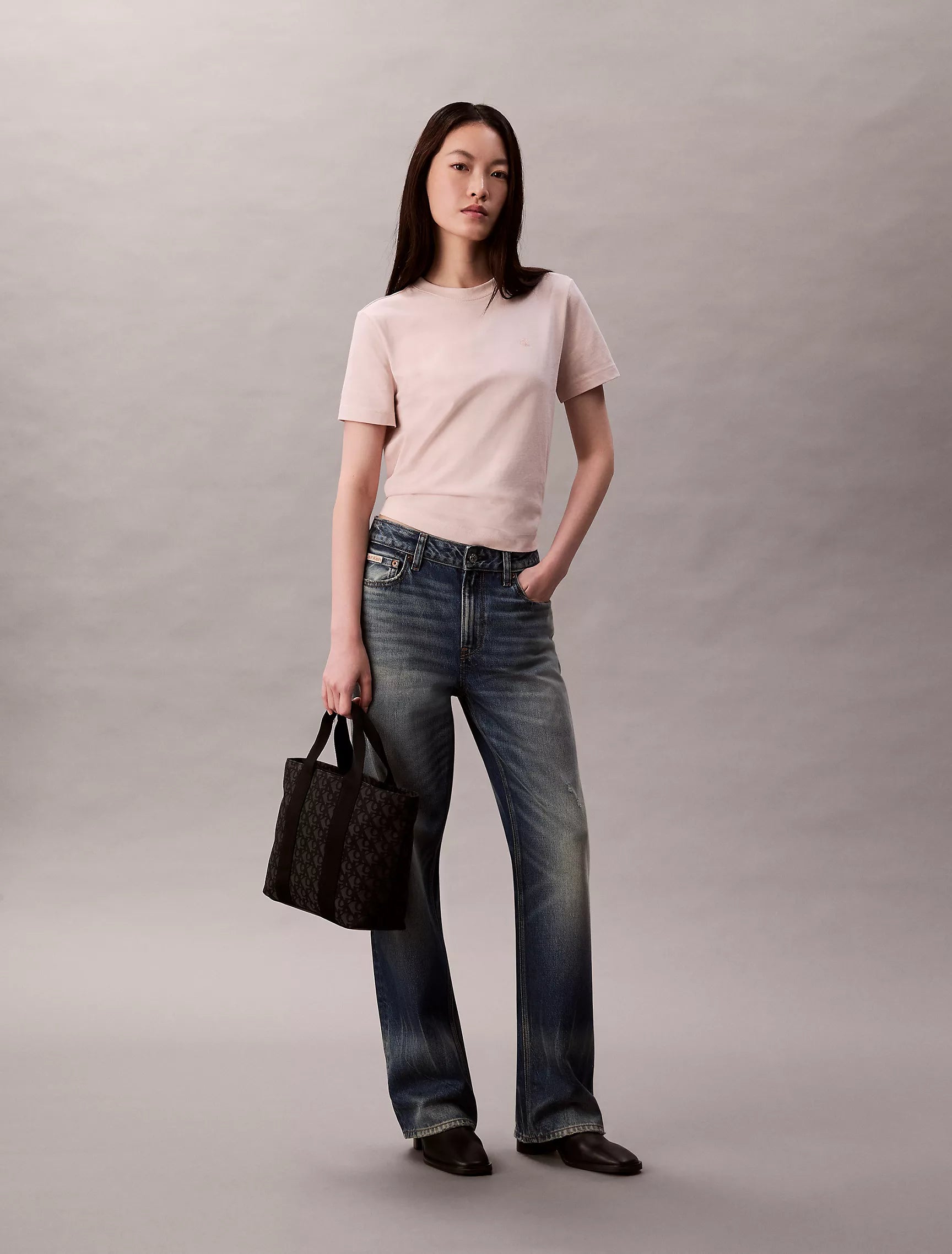Calvin Klein - Ultralight Logo Jacquard Mini Tote Bag