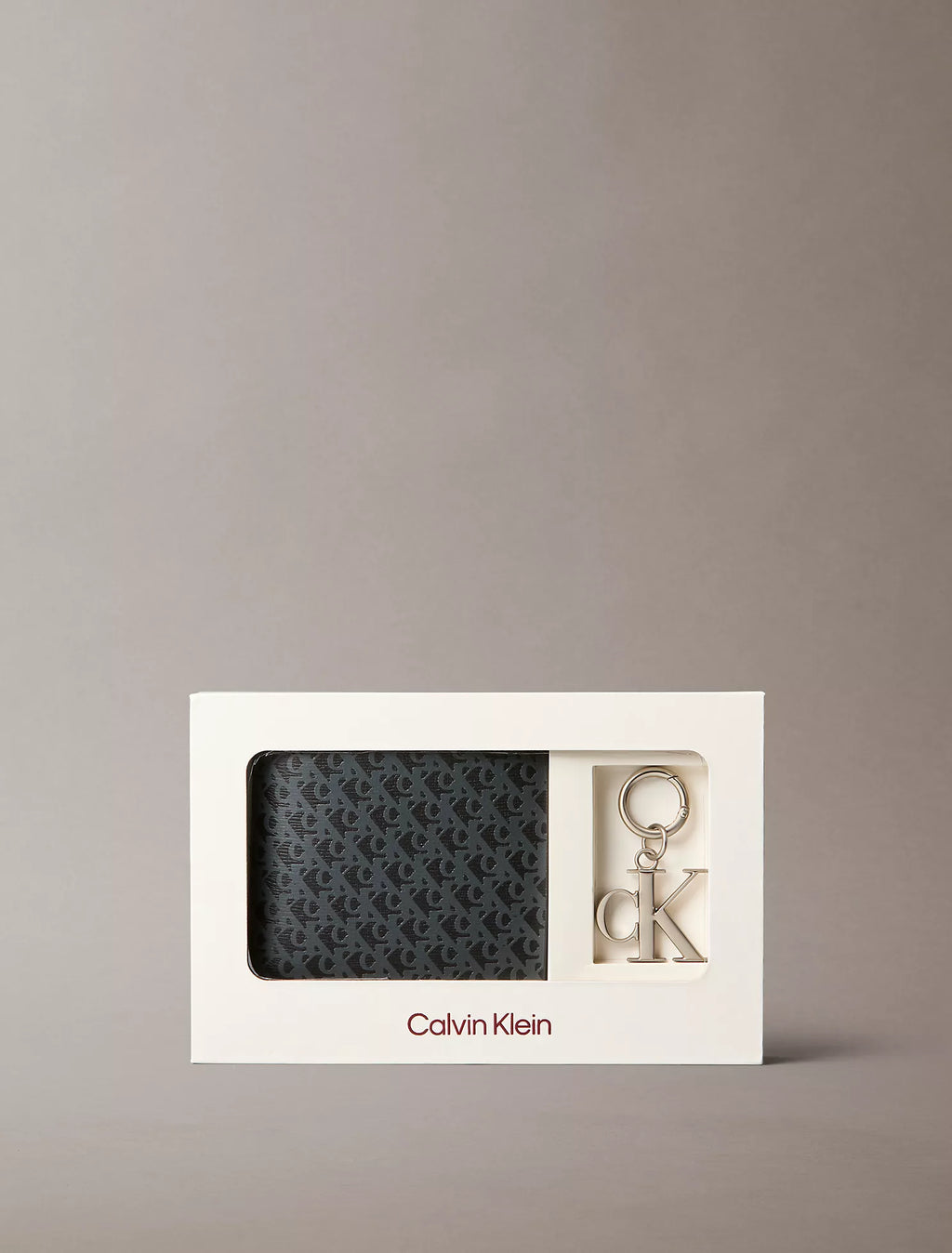 Calvin Klein - Refined Leather Wallet + Key Ring Gift Set - Brandatak Store