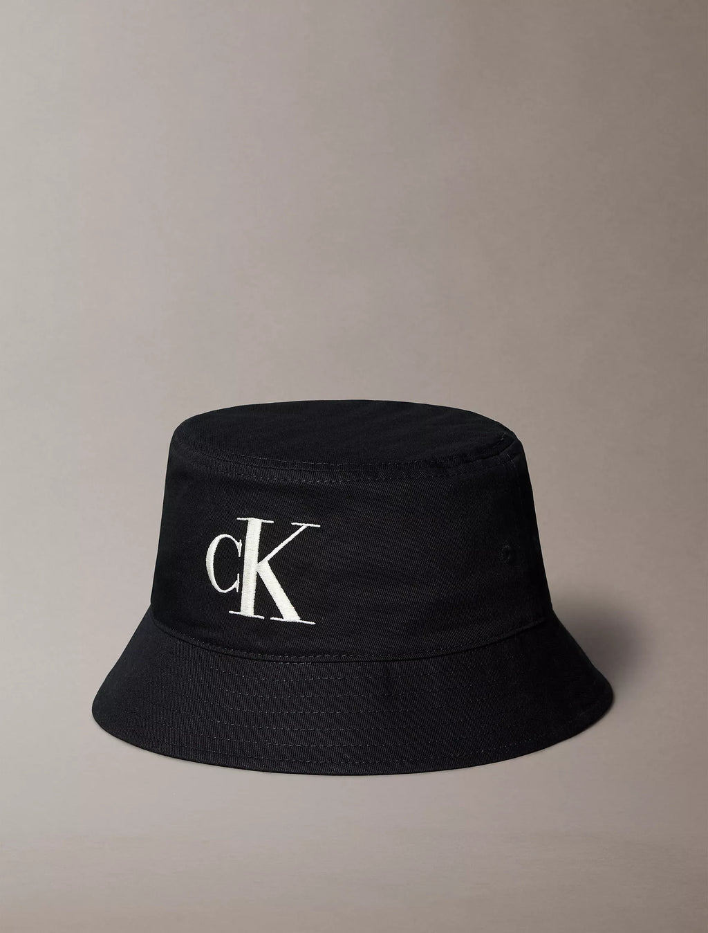 Embroidered Monogram Logo Twill Bucket Hat