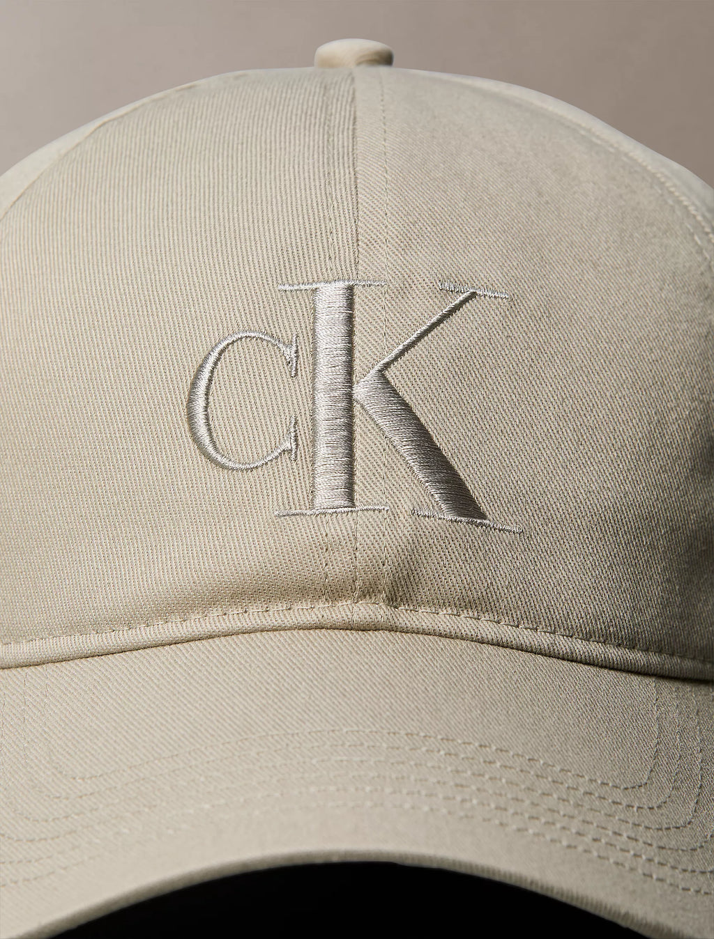 Twill Embroidered Monogram Logo Cap