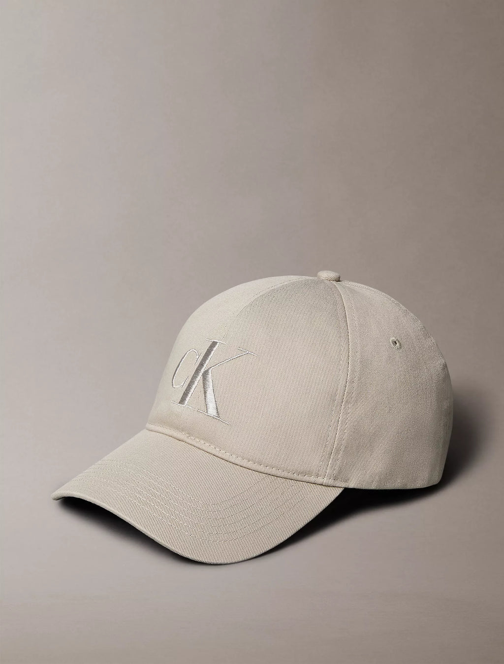 Twill Embroidered Monogram Logo Cap