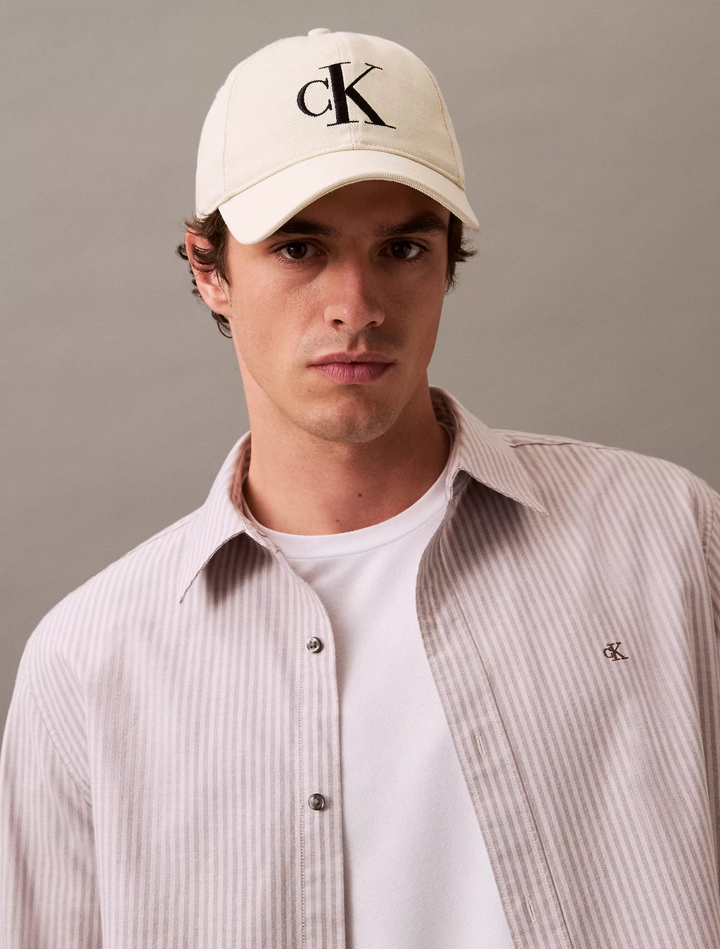 Twill Embroidered Monogram Logo Cap