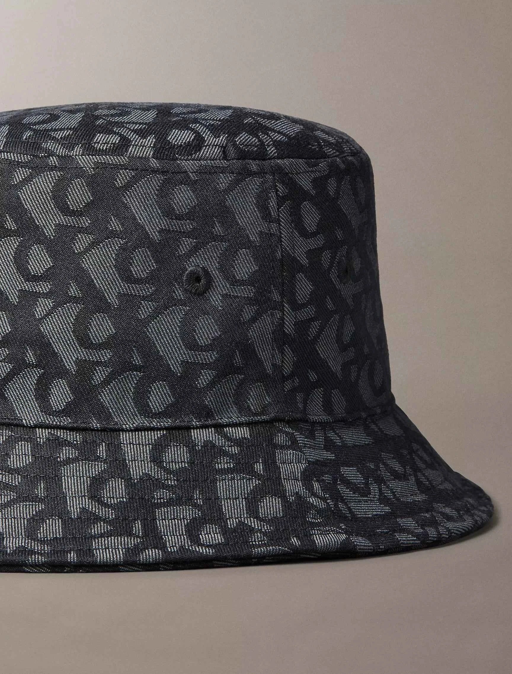 Calvin Klein - Allover Monogram Jacquard Bucket Hat