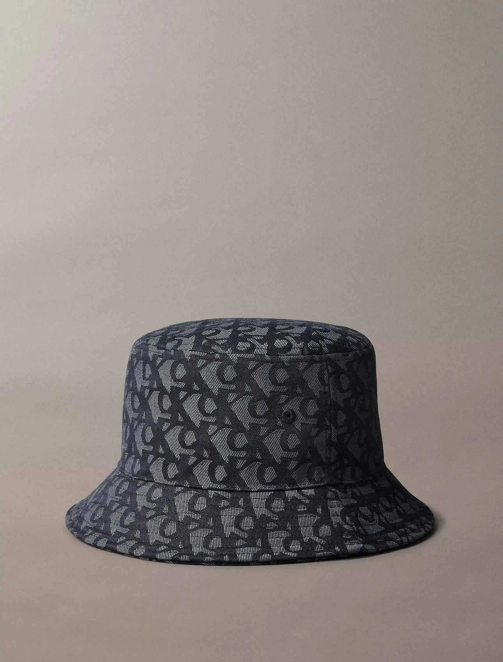 Calvin Klein - Allover Monogram Jacquard Bucket Hat