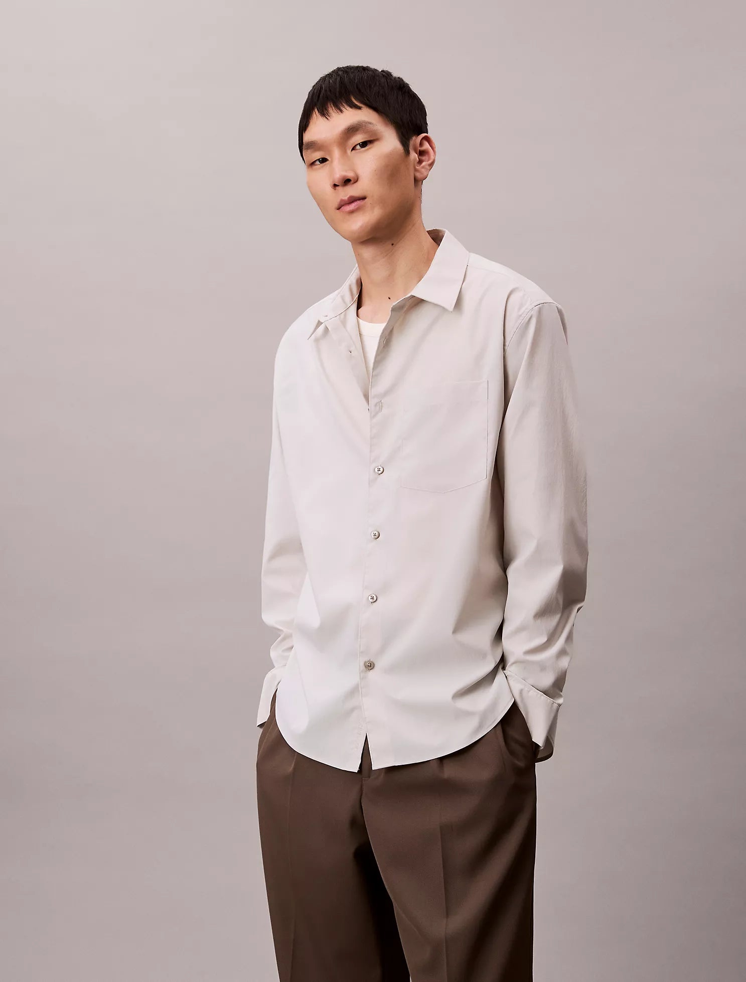 Calvin Klein - Tech Poplin Button-Down Shirt