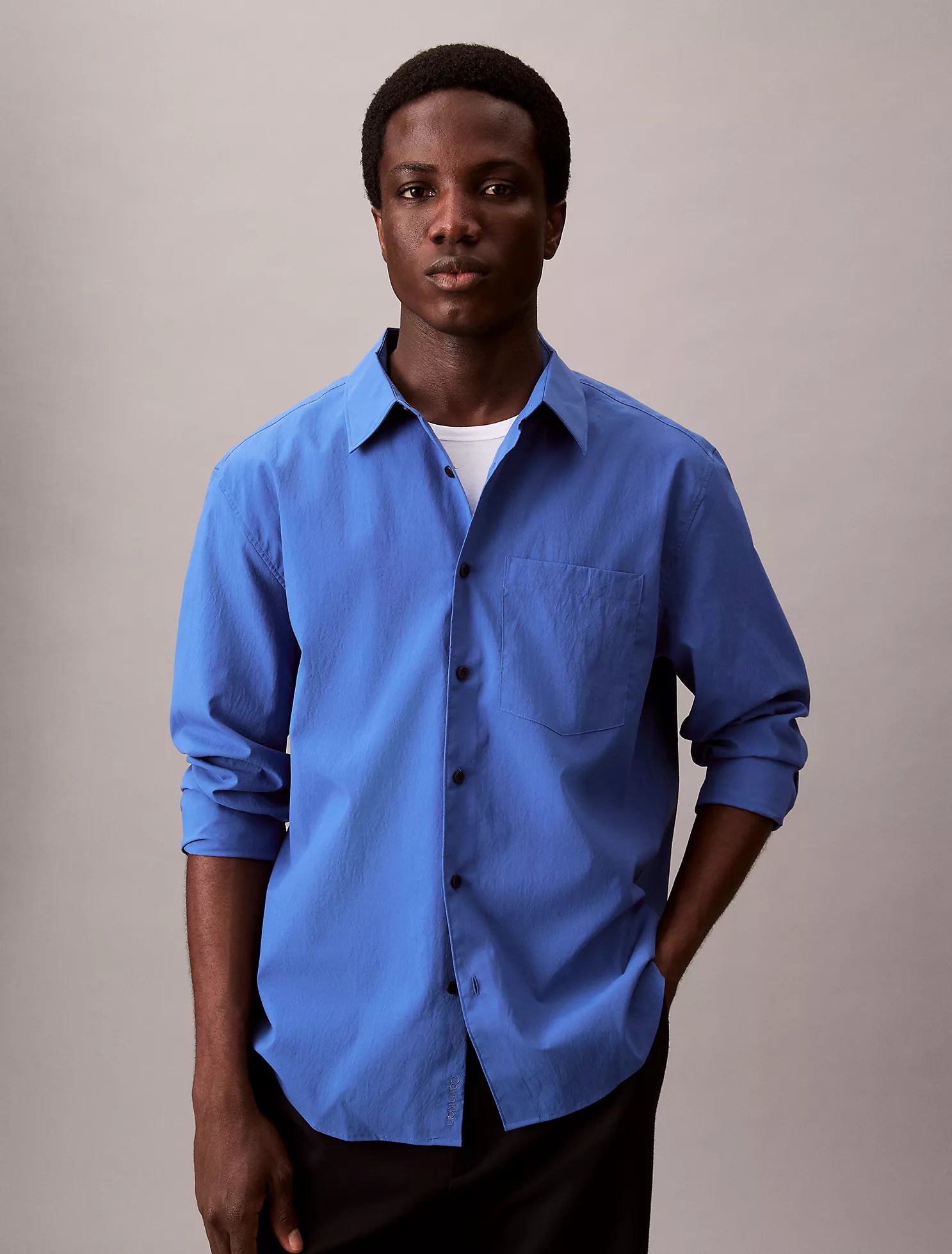 Calvin Klein - Tech Poplin Button-Down Shirt