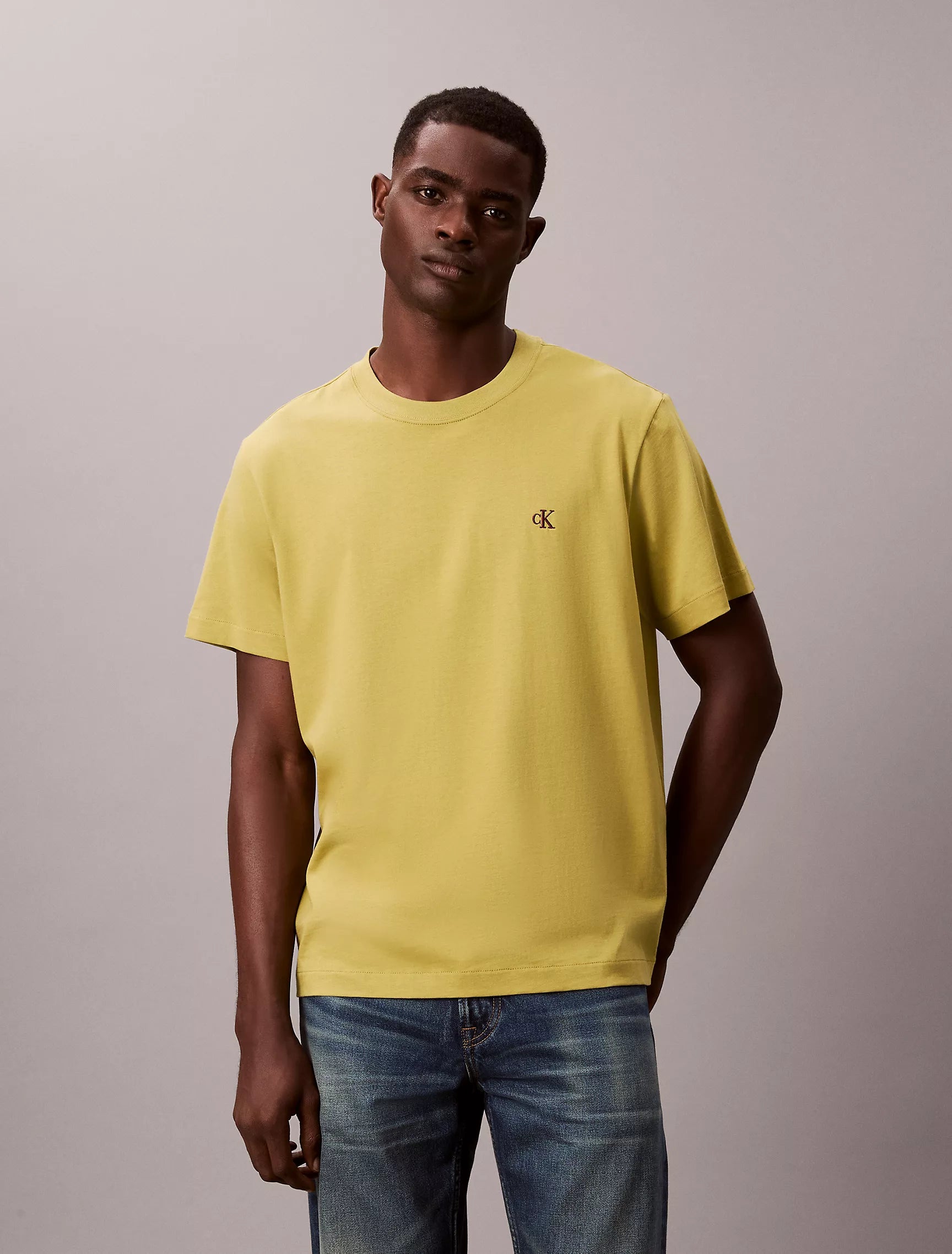Calvin Klein - Embroidered Monogram Relaxed T-Shirt