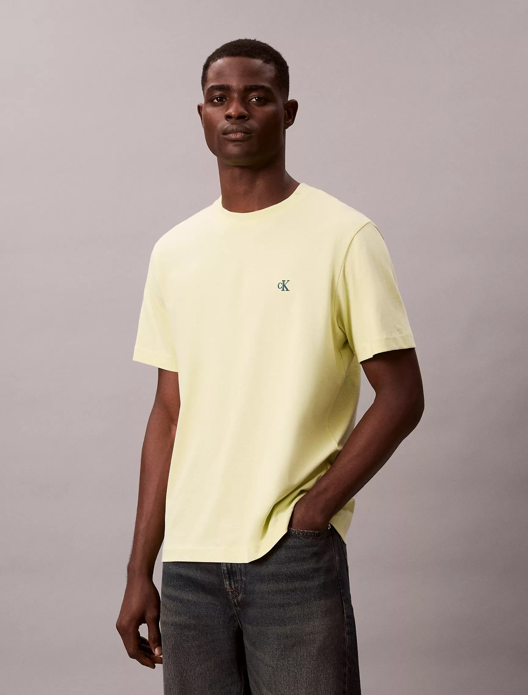 Calvin Klein - Embroidered Monogram Relaxed T-Shirt