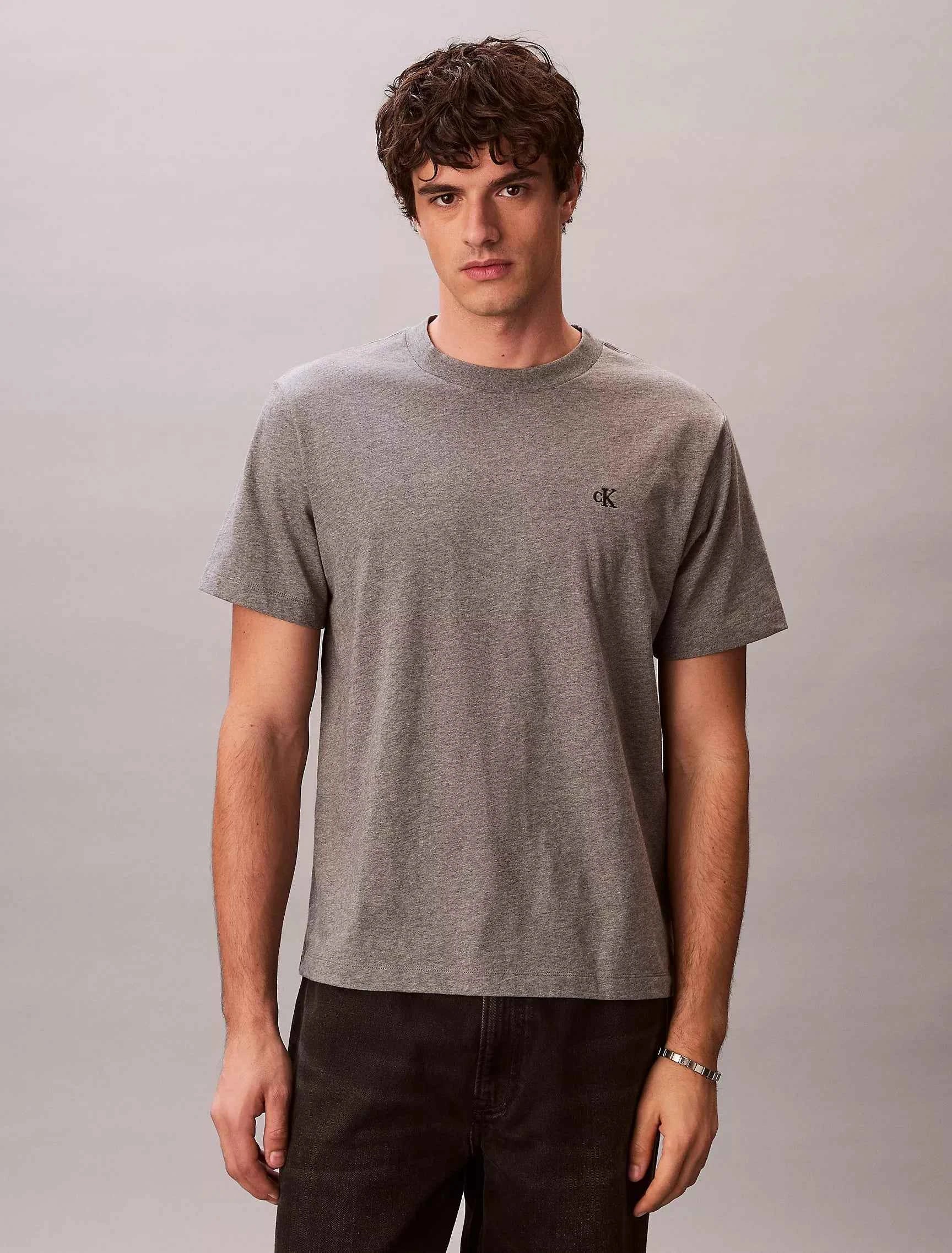 Calvin Klein - Embroidered Monogram Relaxed T-Shirt