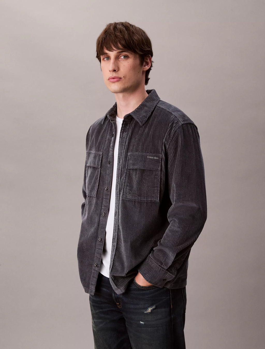 Calvin Klein - Corduroy Relaxed Button-Down Shirt