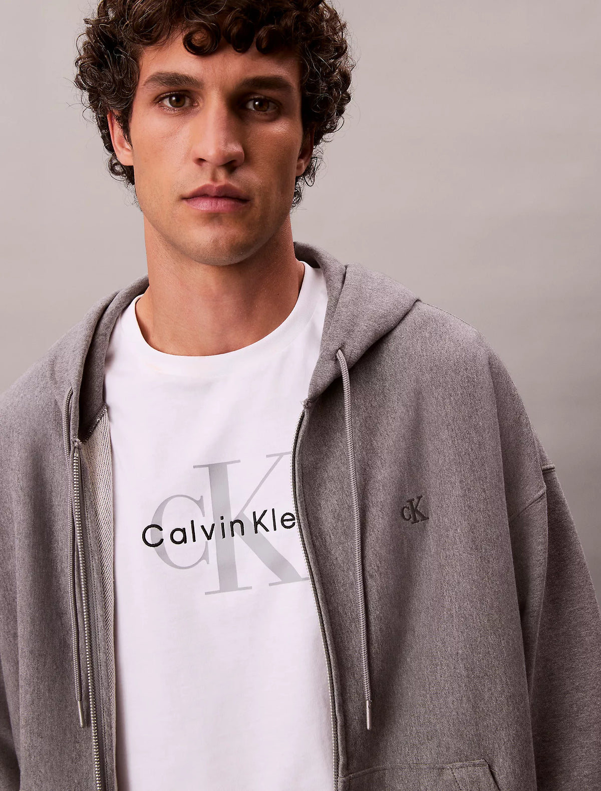 Calvin Klein - Premium Terry Relaxed Zip Hoodie