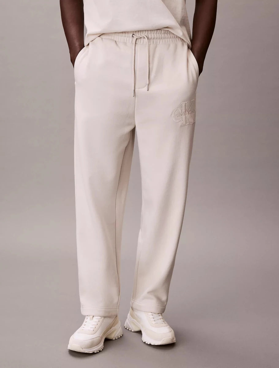 Calvin Klein - Fleece Velvet Monologo Sweatpants - Brandatak Store