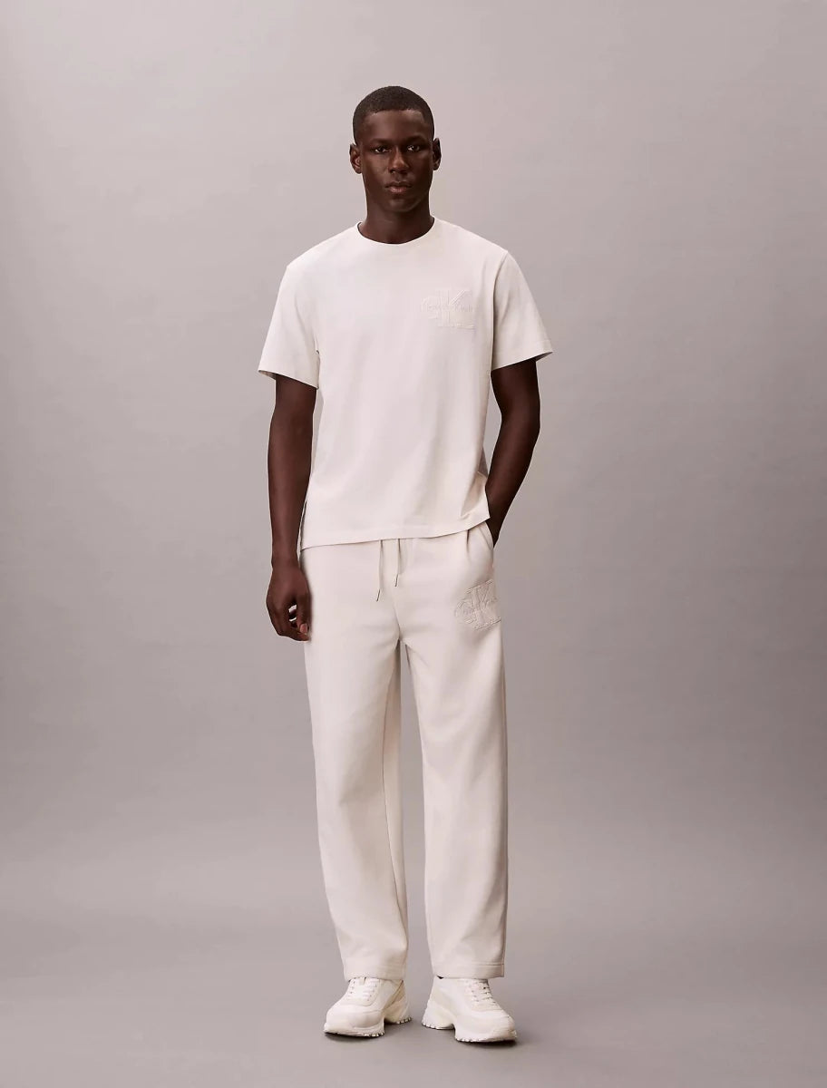 Calvin Klein - Fleece Velvet Monologo Sweatpants - Brandatak Store