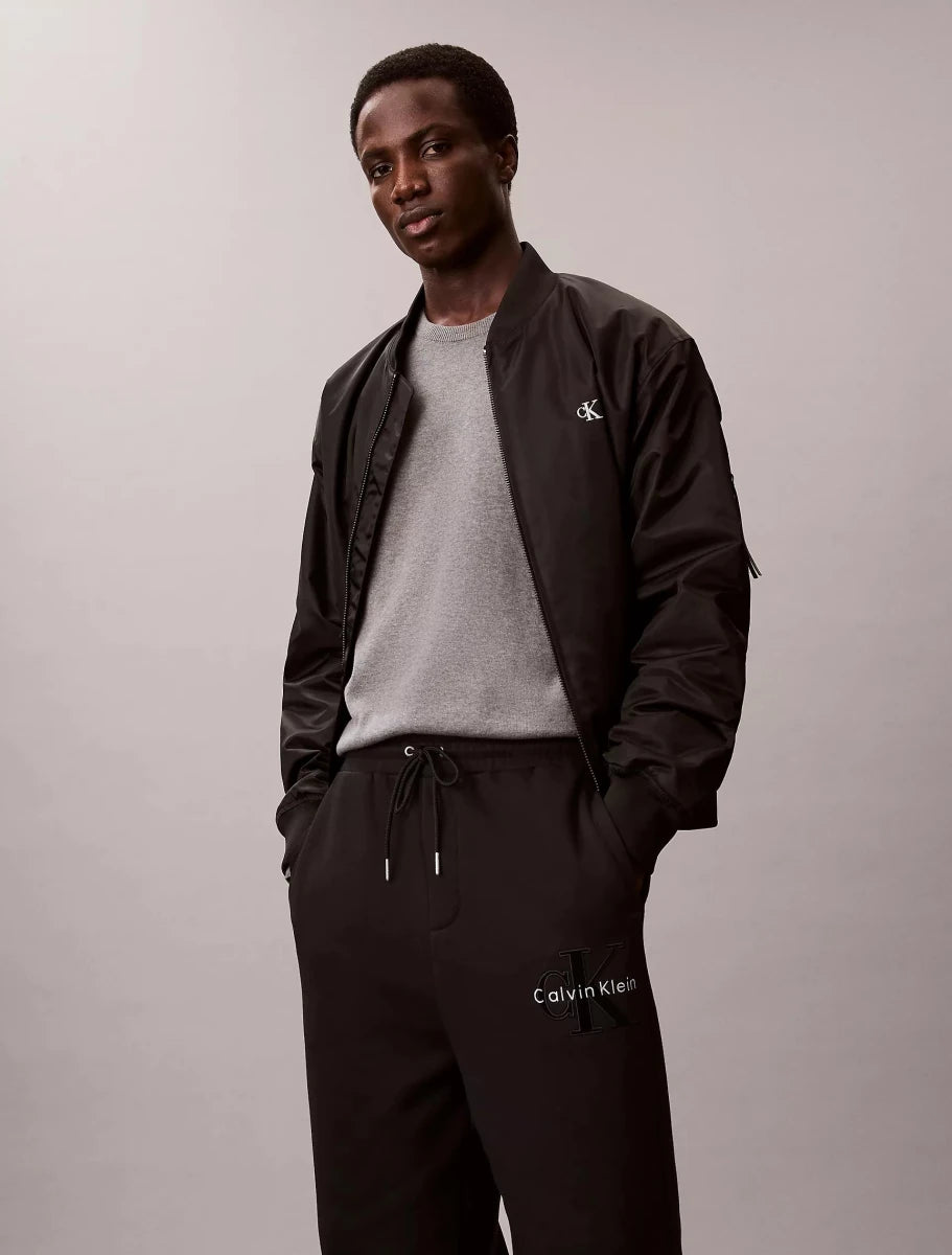 Calvin Klein - Fleece Velvet Monologo Sweatpants - Brandatak Store