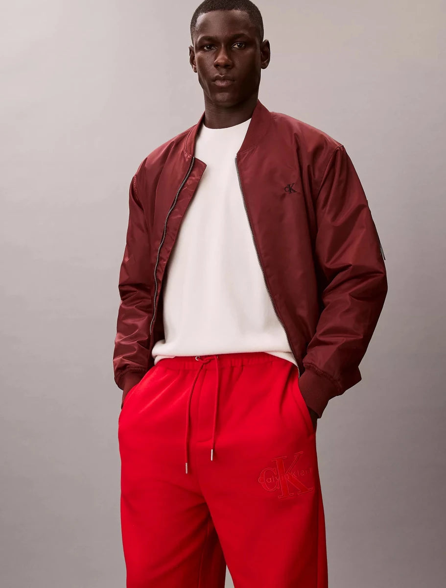Calvin Klein - Fleece Velvet Monologo Sweatpants - Brandatak Store