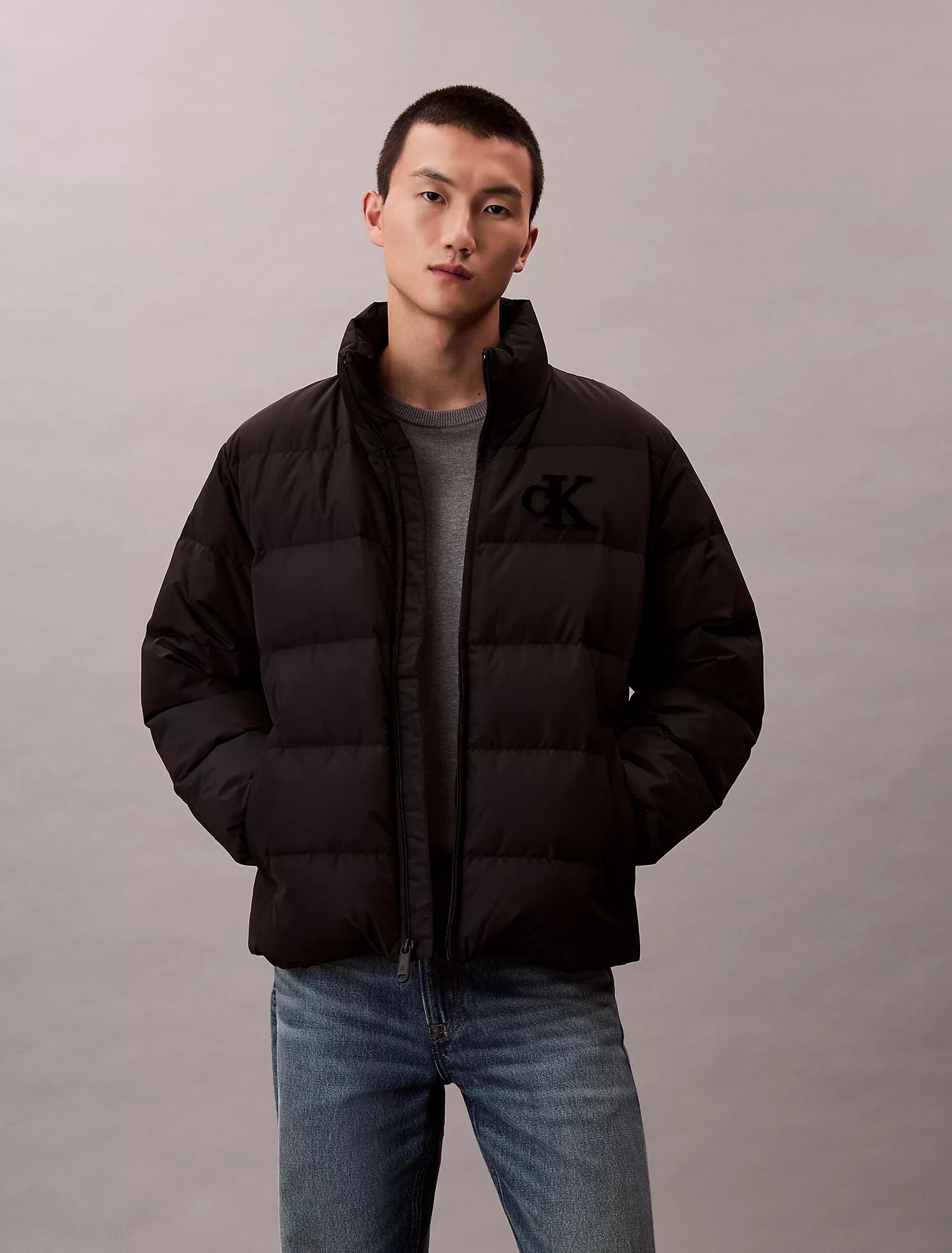 Calvin Klein - Chenille Monogram Puffer Jacket
