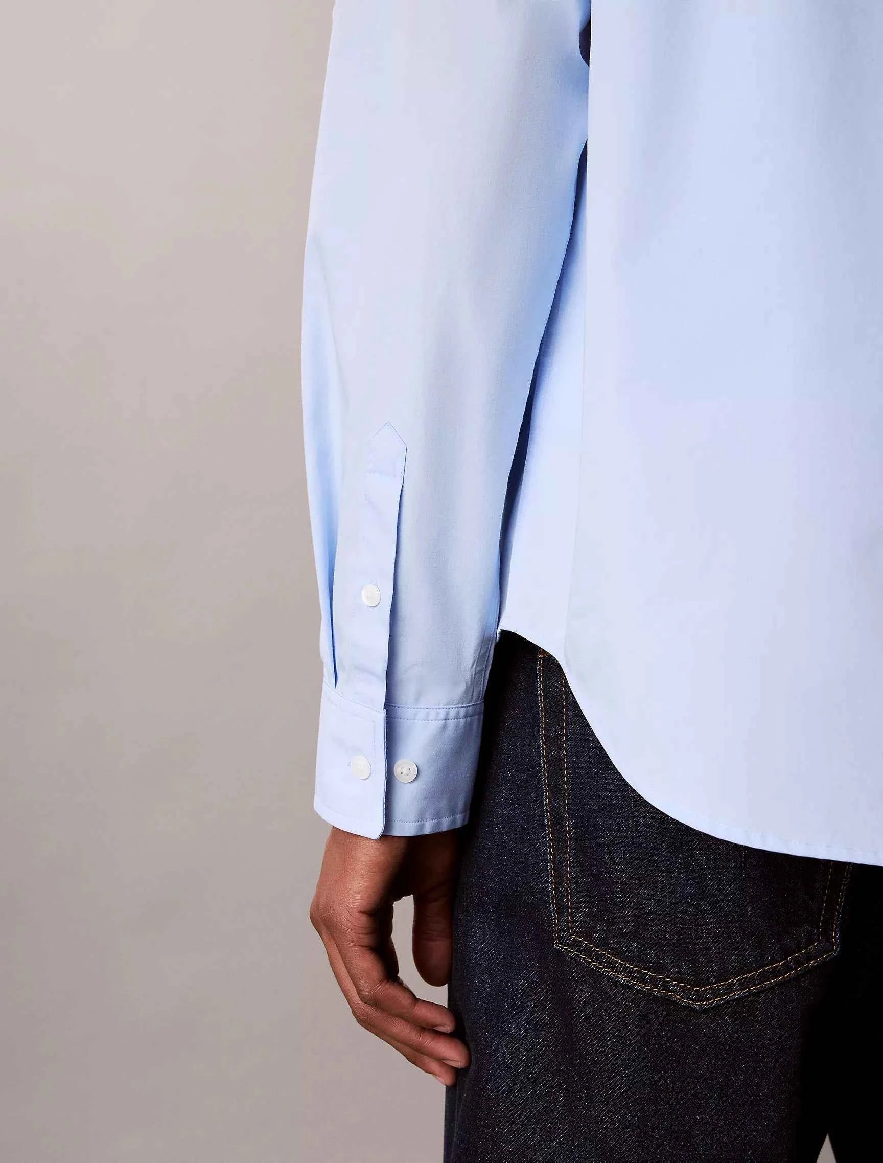 Calvin Klein - Utility Washed Poplin Easy Shirt