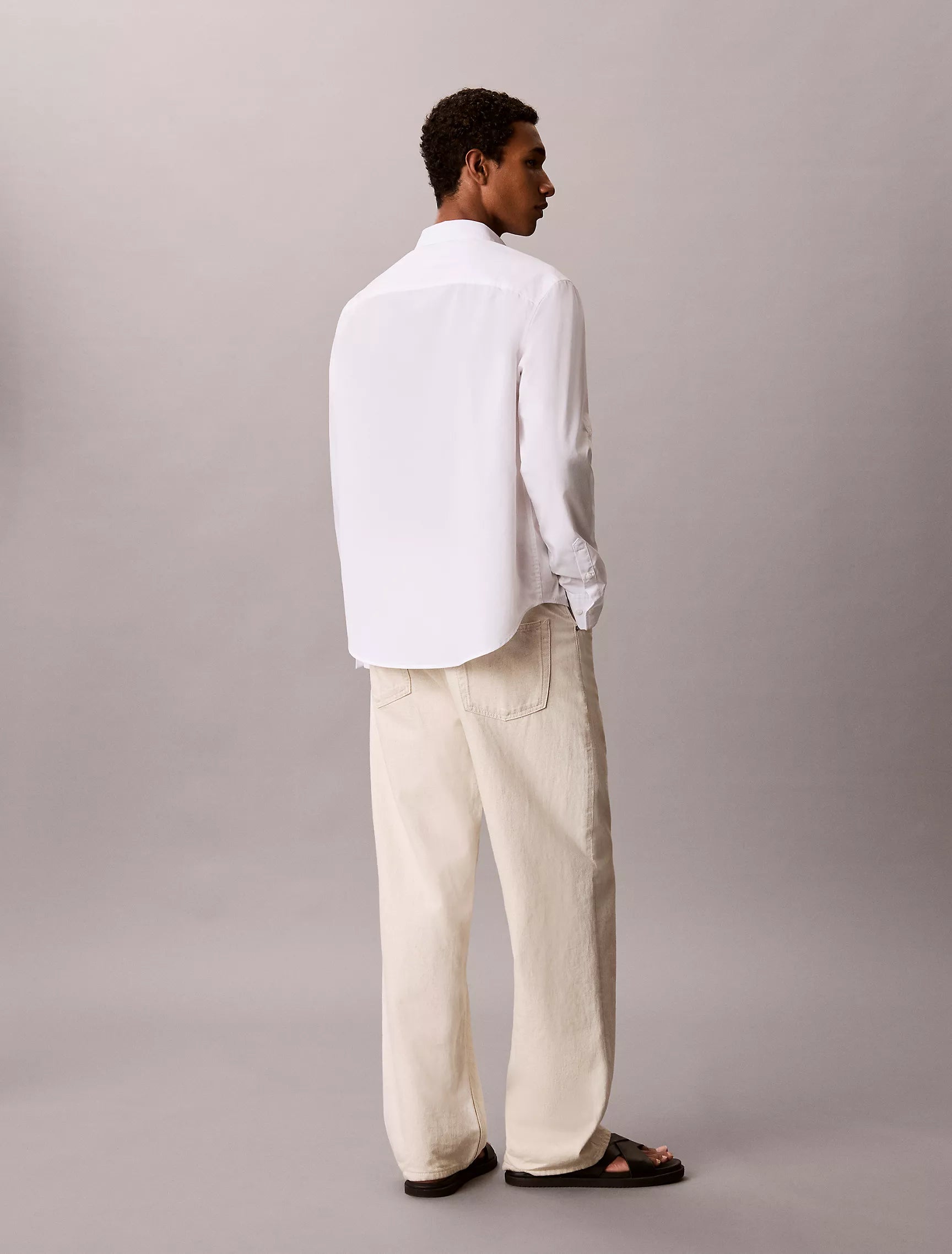 Calvin Klein - Utility Washed Poplin Easy Shirt