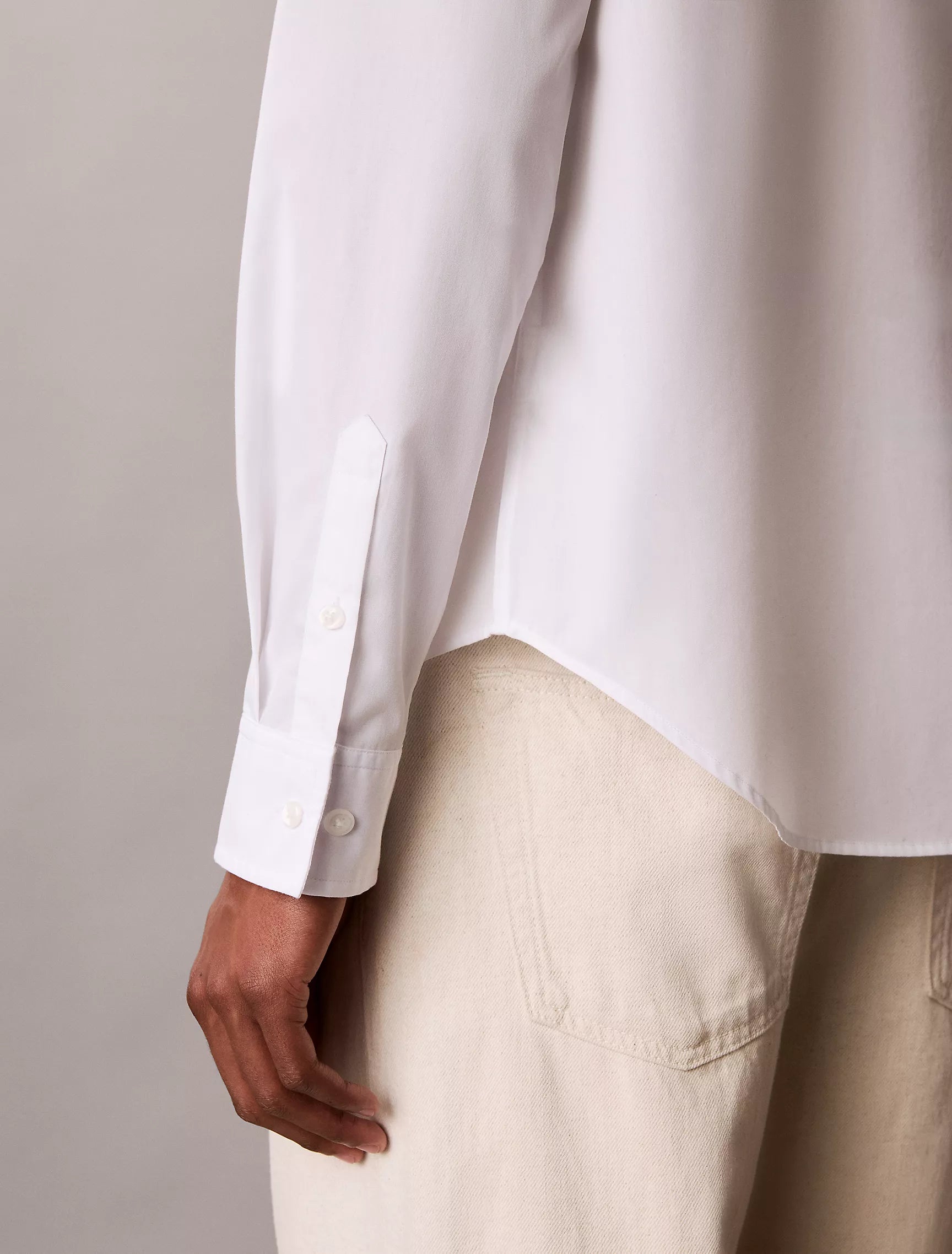 Calvin Klein - Utility Washed Poplin Easy Shirt