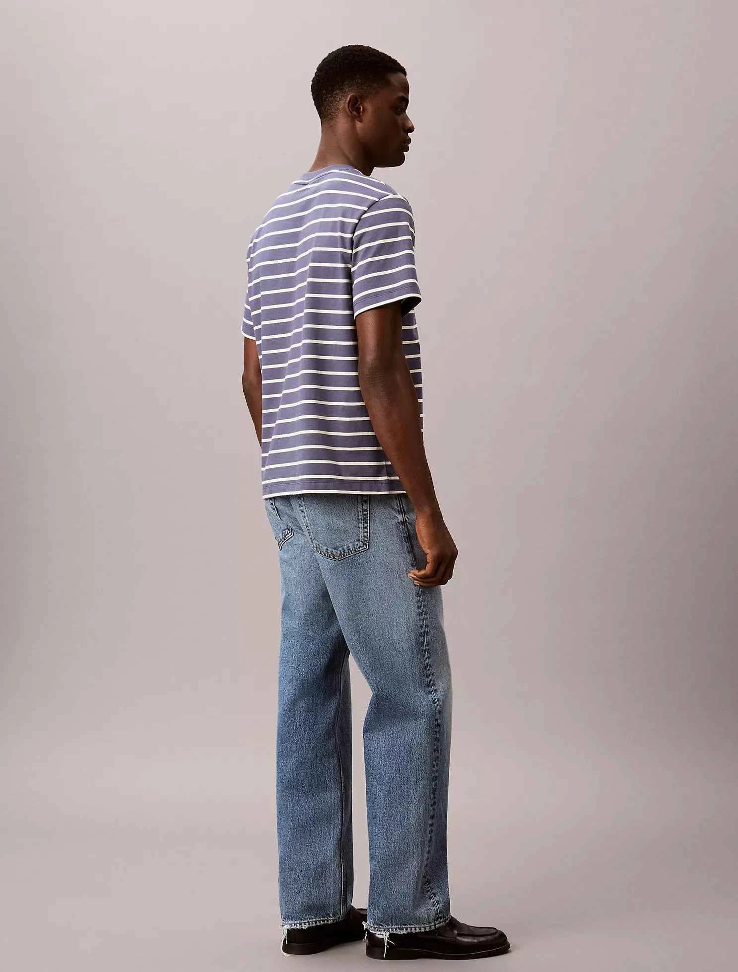 Calvin Klein - Logo Graphic Stripe Relaxed T-Shirt