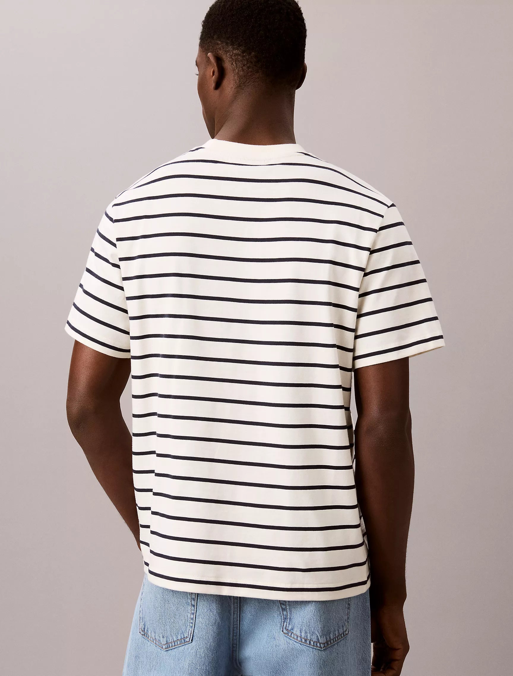 Calvin Klein - Logo Graphic Stripe Relaxed T-Shirt