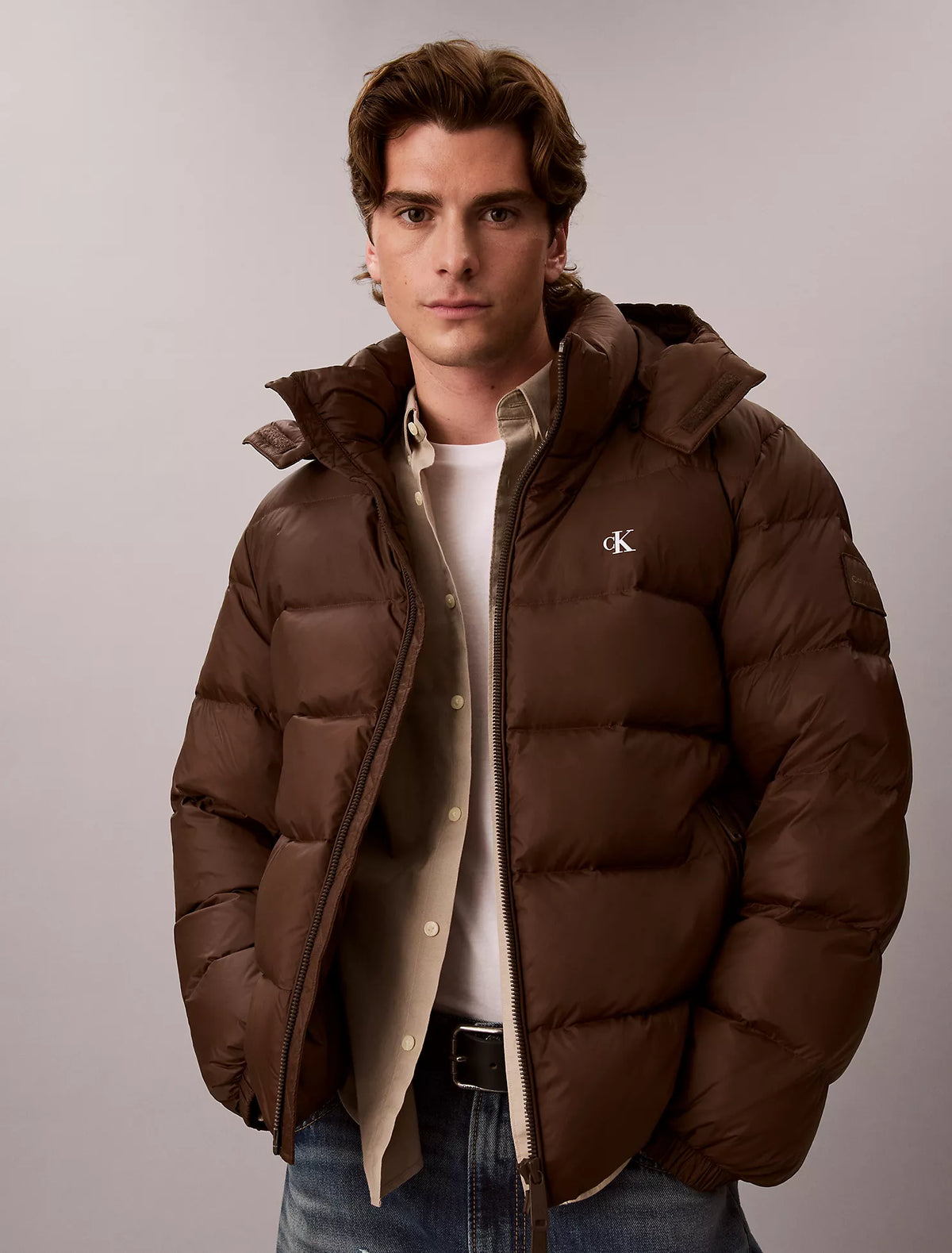Calvin Klein -  Nylon Relaxed Puffer Jacket