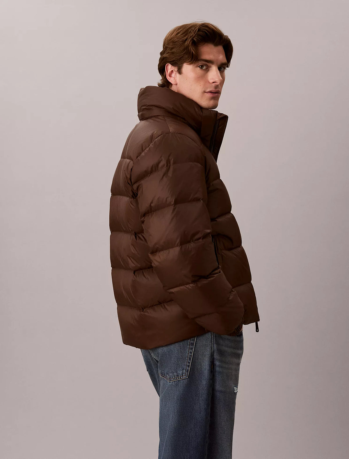 Calvin Klein -  Nylon Relaxed Puffer Jacket