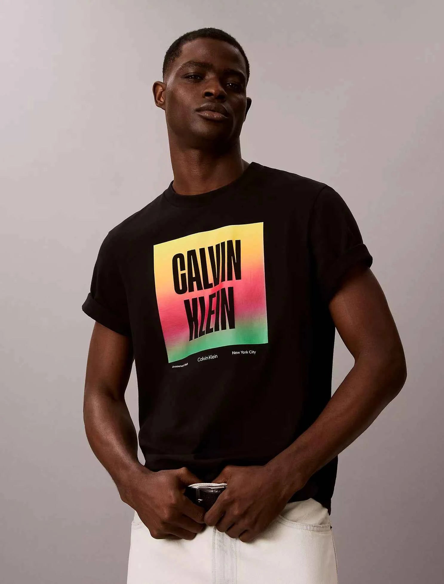 Calvin Klein - Pride Logo Block Easy Tee