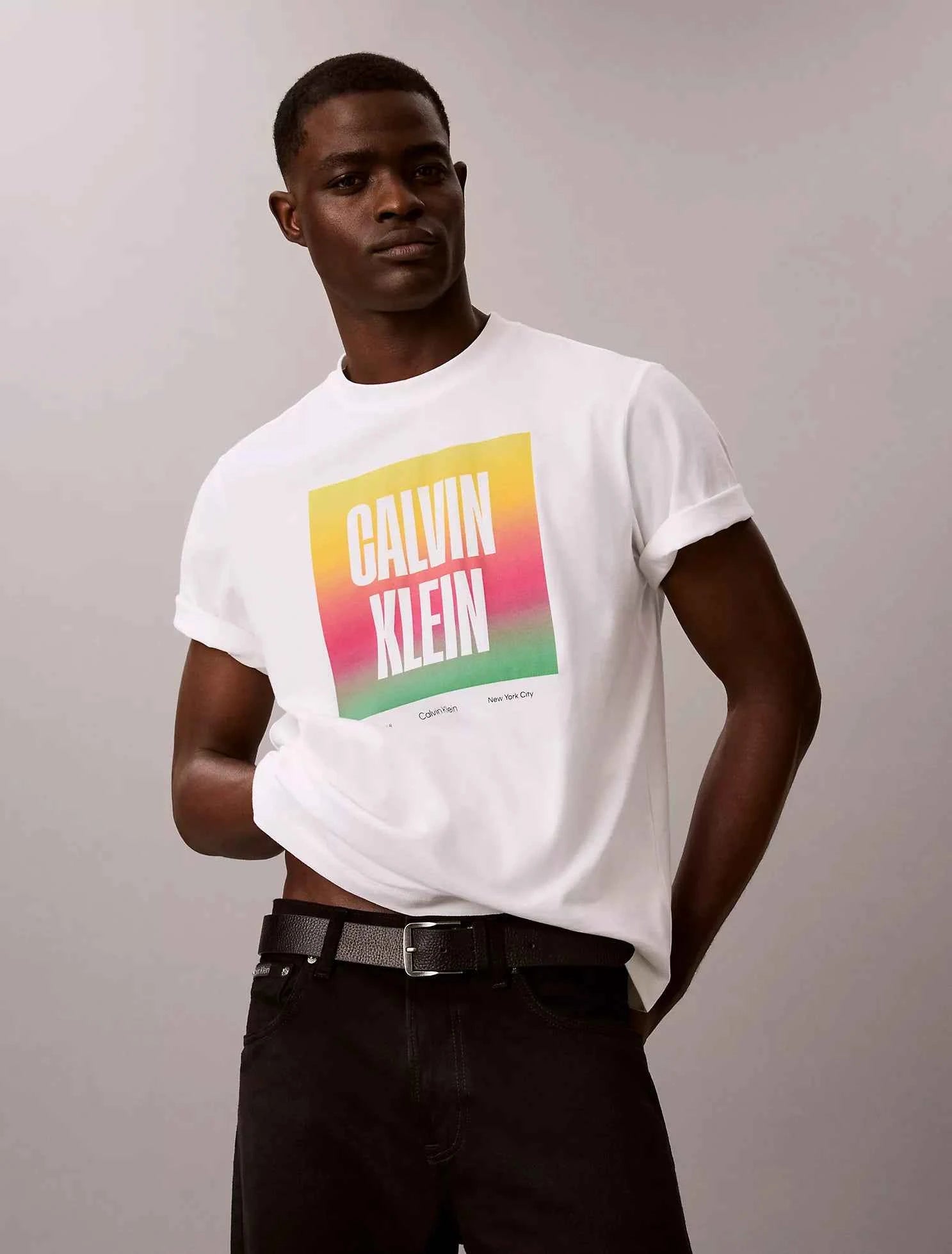 Calvin Klein - Pride Logo Block Easy Tee