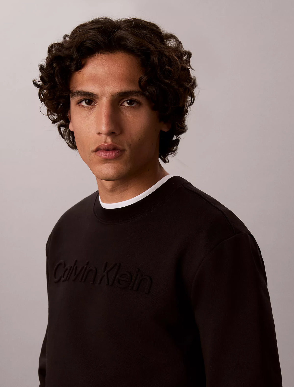 Calvin Klein - Fleece Embossed Crewneck Sweatshirt