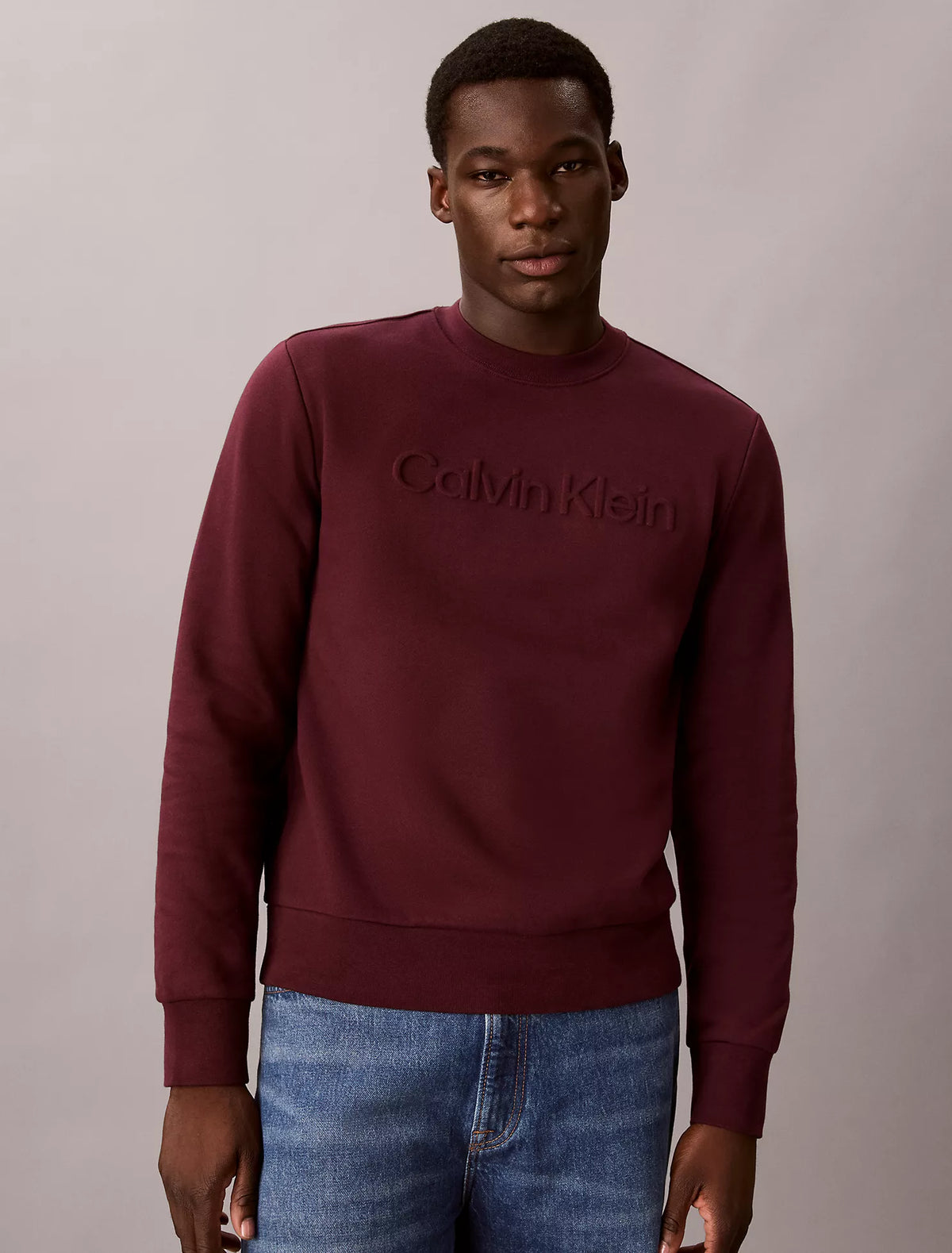 Calvin Klein - Fleece Embossed Crewneck Sweatshirt