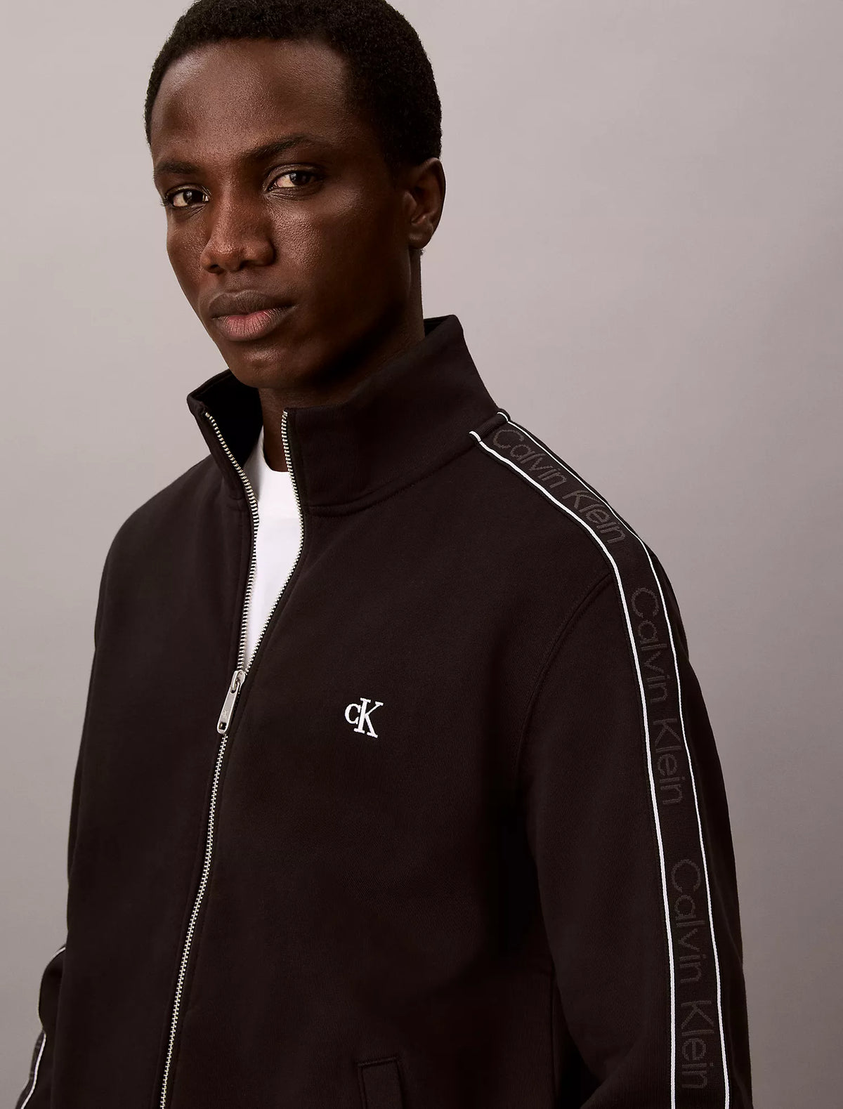 Calvin Klein - Logo Tape Full Zip Jacket