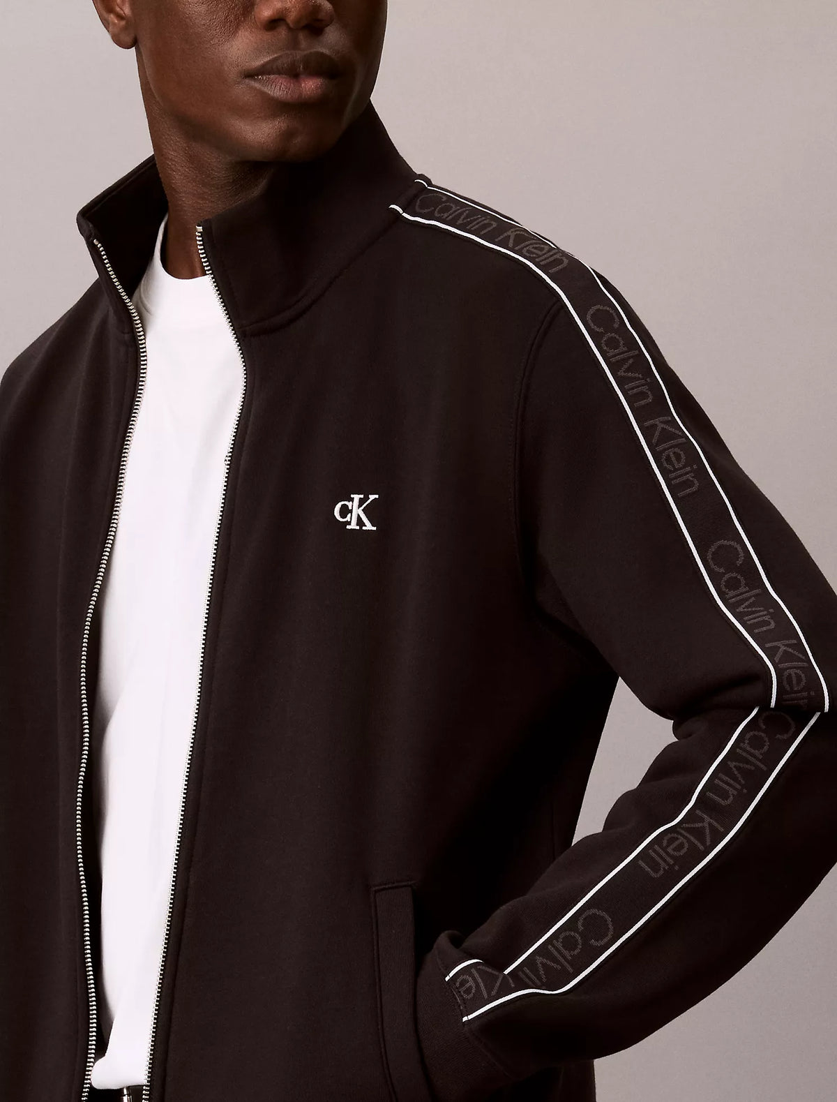 Calvin Klein - Logo Tape Full Zip Jacket