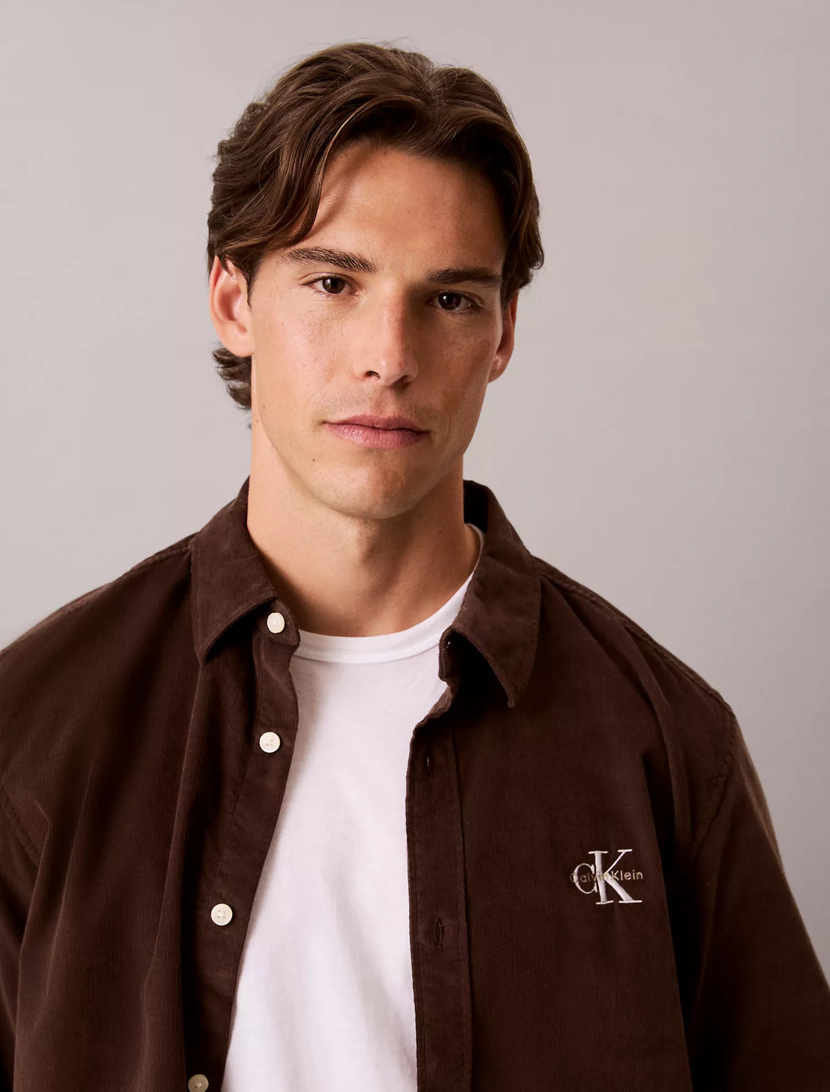 Calvin Klein - Corduroy Monologo Easy Shirt
